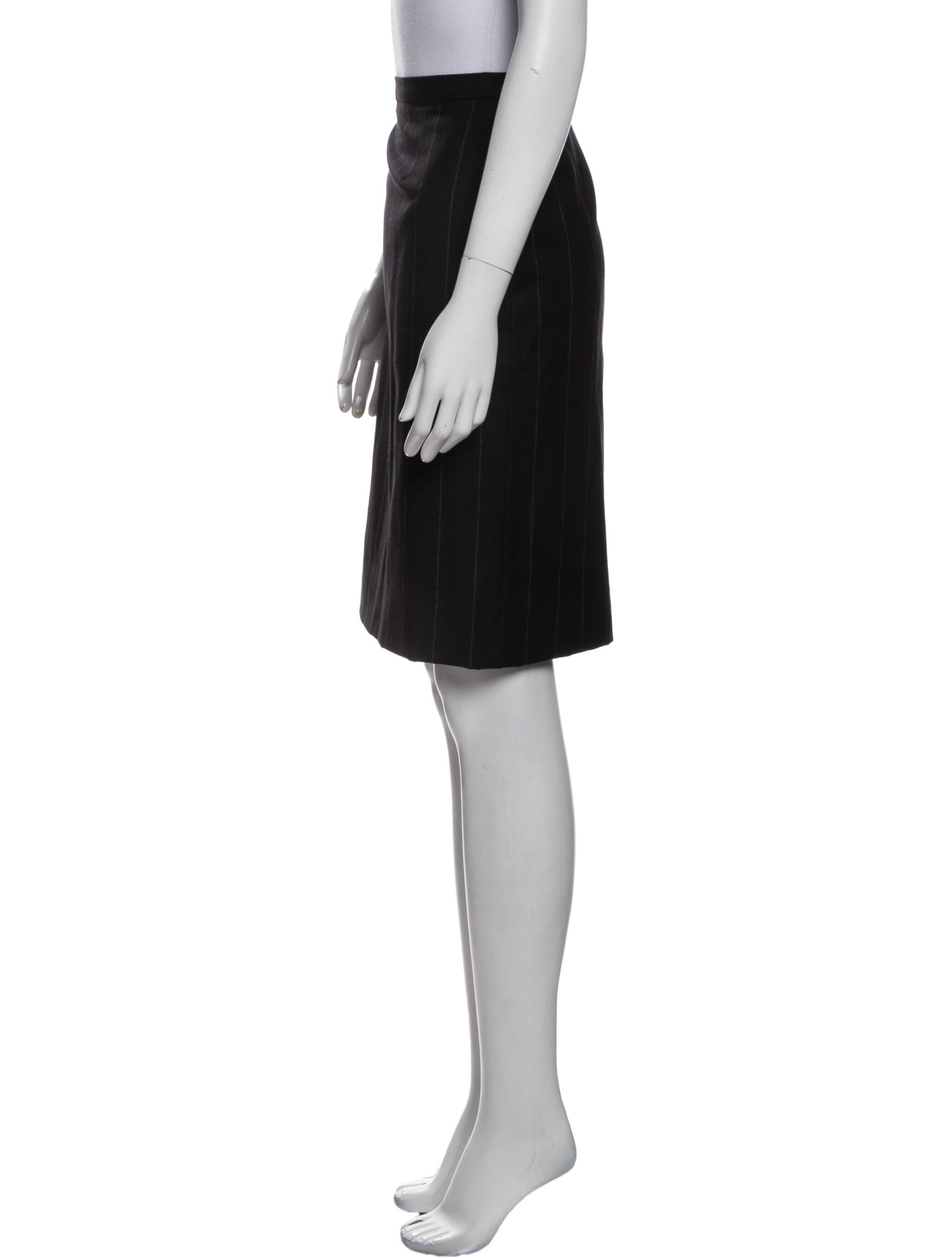 Yves Saint Laurent Rive Gauche Vintage Knee-Length Skirt