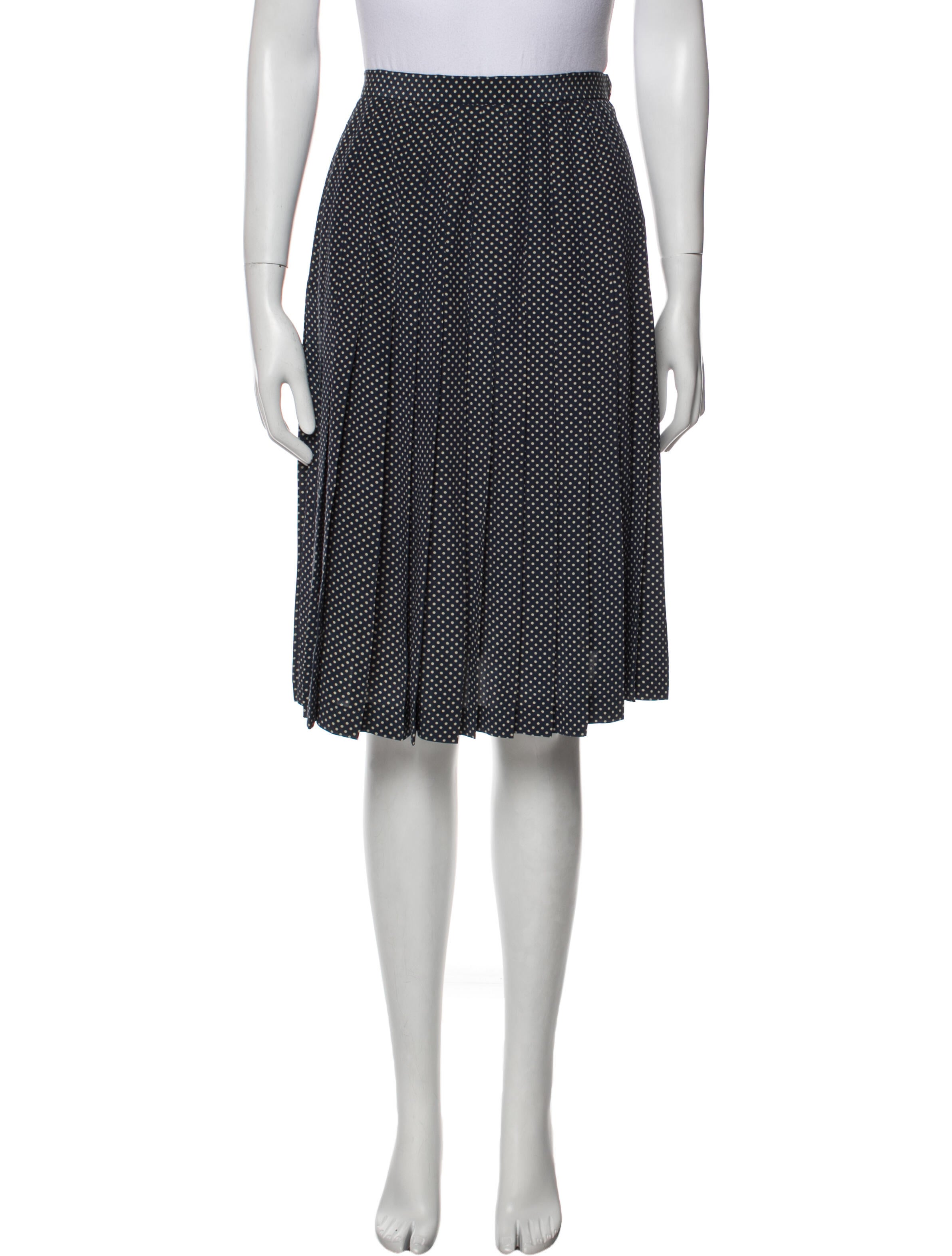 Yves Saint Laurent Rive Gauche Vintage Knee-Length Skirt