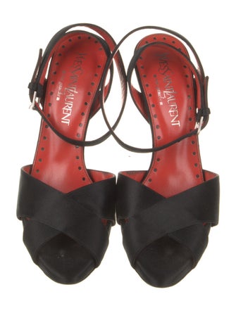 Yves Saint Laurent Rive Gauche Slingback Sandals