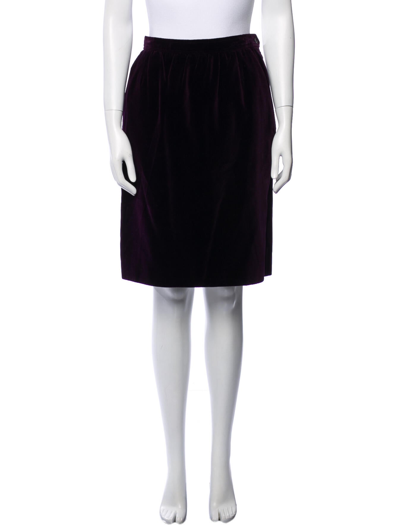 Yves Saint Laurent Rive Gauche Vintage Knee-Length Skirt