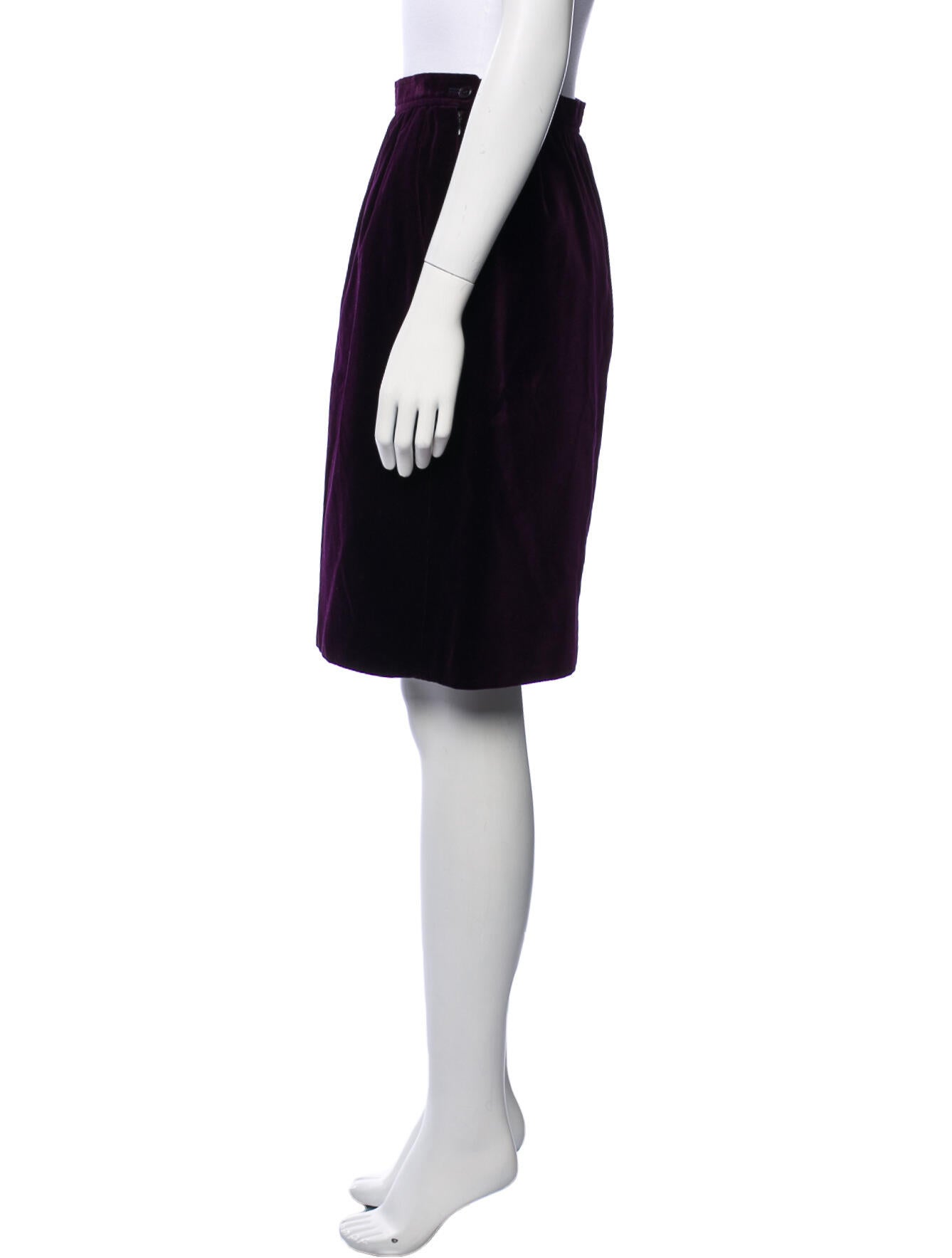 Yves Saint Laurent Rive Gauche Vintage Knee-Length Skirt