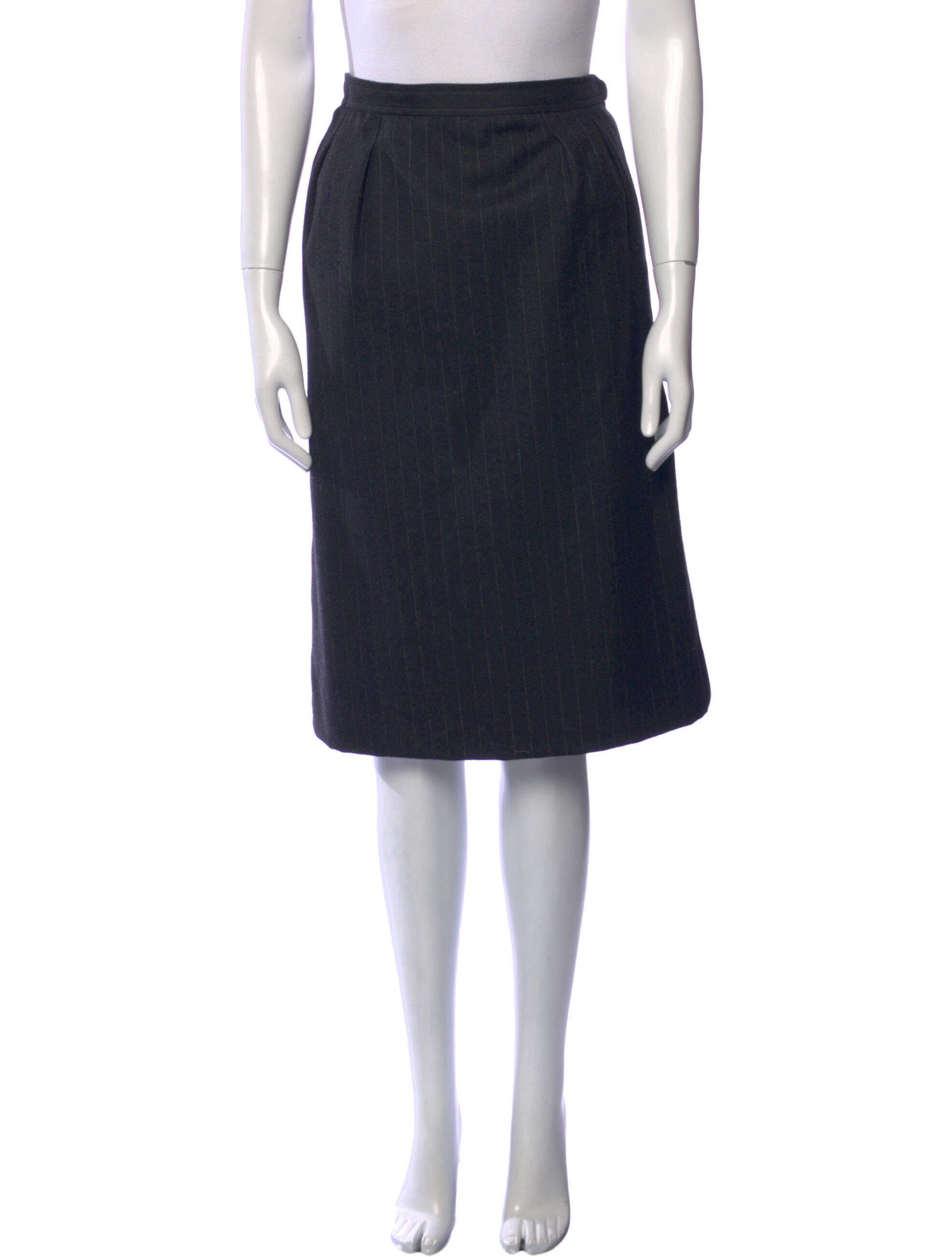 Yves Saint Laurent Rive Gauche Vintage Knee-Length Skirt