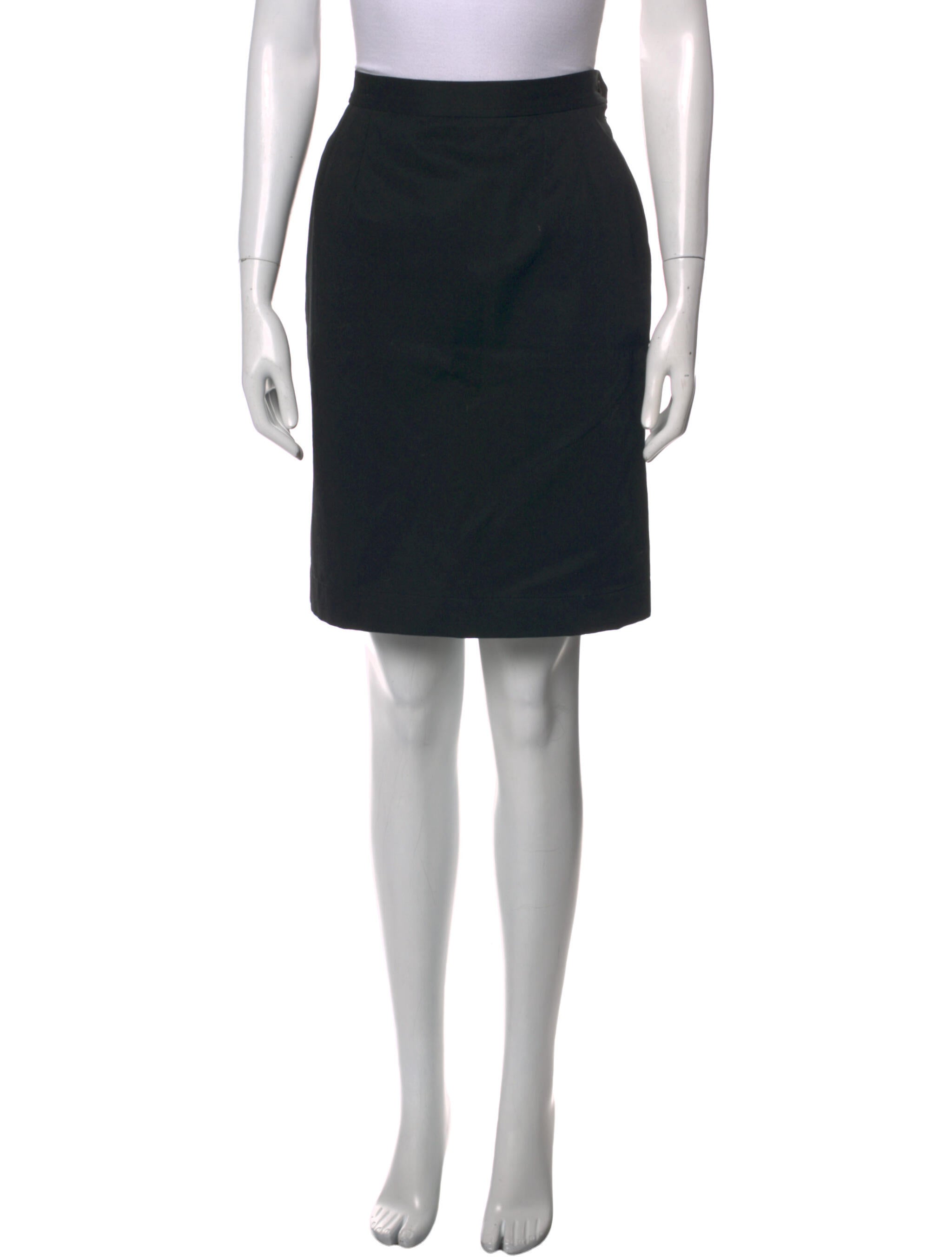 Yves Saint Laurent Rive Gauche Vintage Knee-Length Skirt