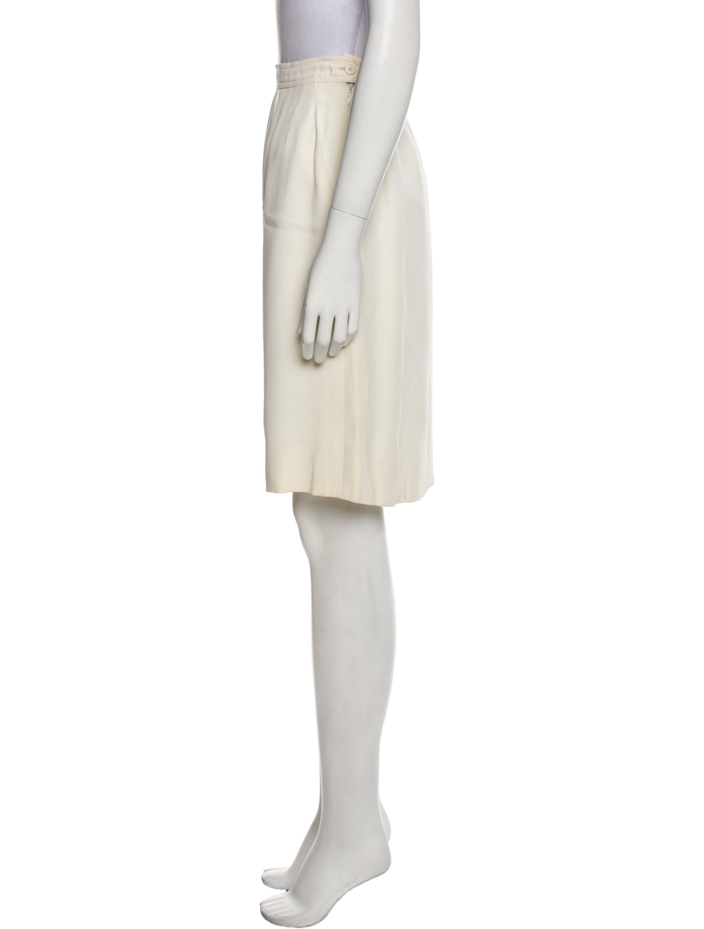 Yves Saint Laurent Rive Gauche Vintage Knee-Length Skirt