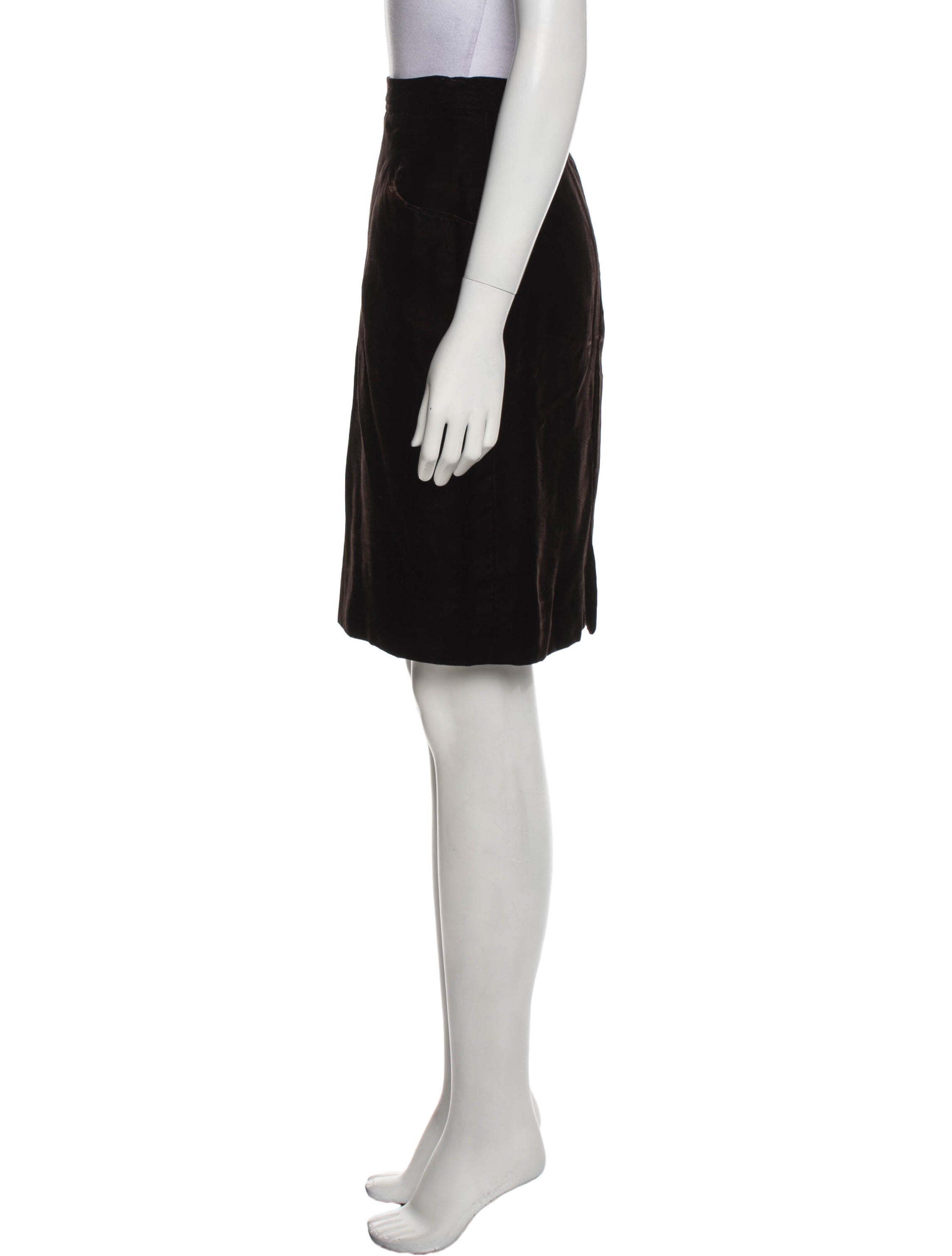 Yves Saint Laurent Rive Gauche Late 1980's - Early 1990's Knee-Length Skirt