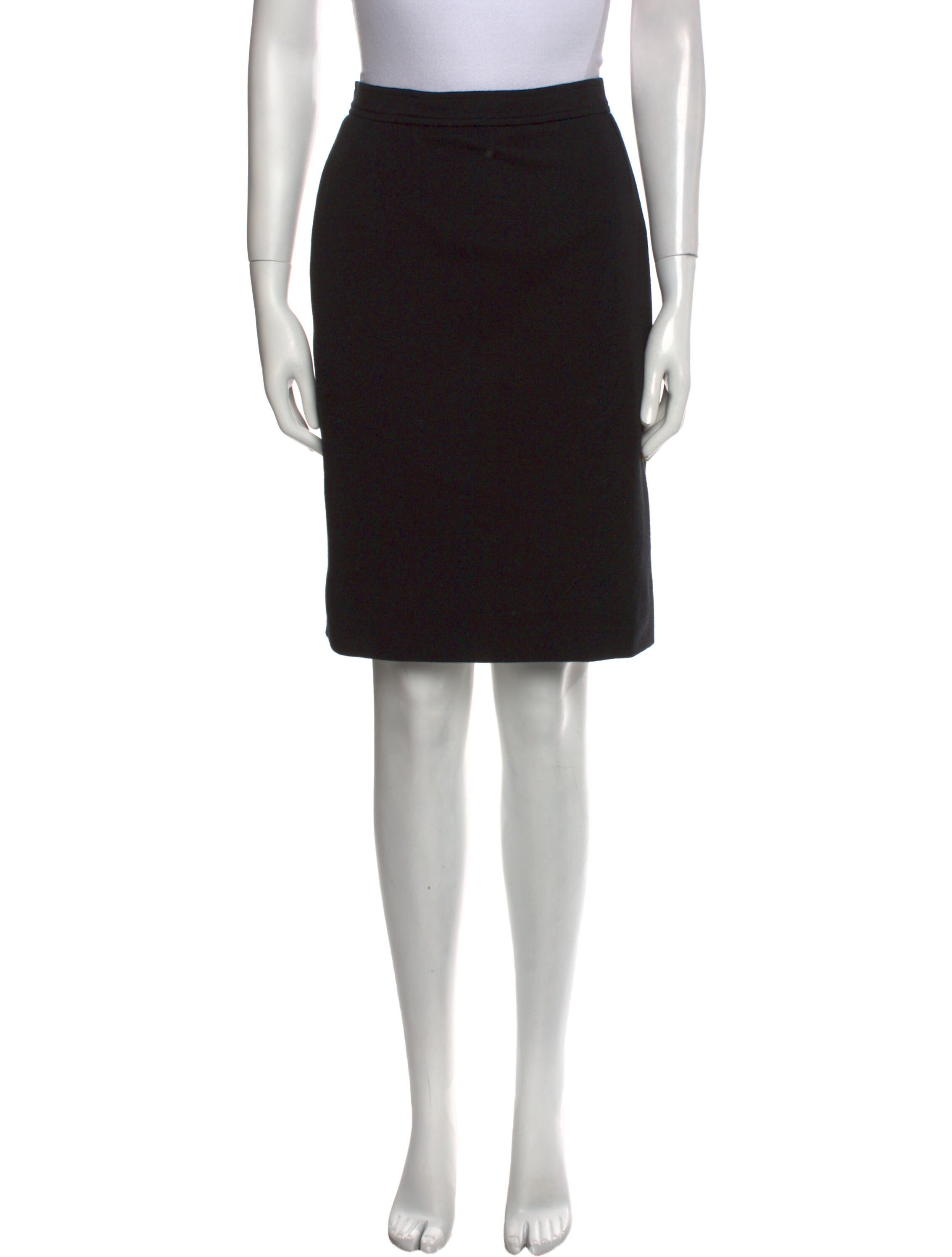 Yves Saint Laurent Rive Gauche Vintage Knee-Length Skirt