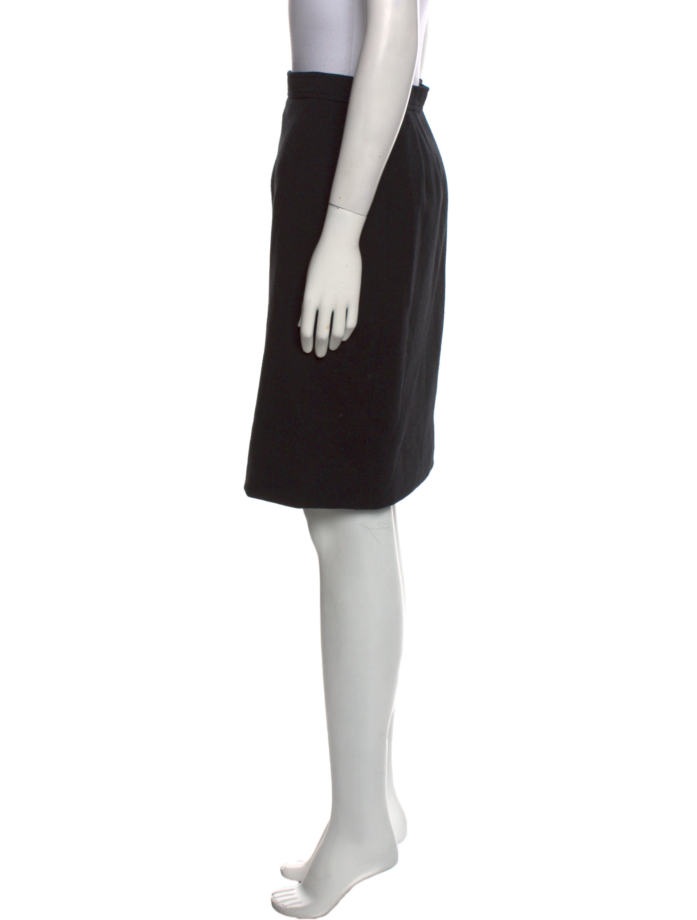 Yves Saint Laurent Rive Gauche Vintage Knee-Length Skirt