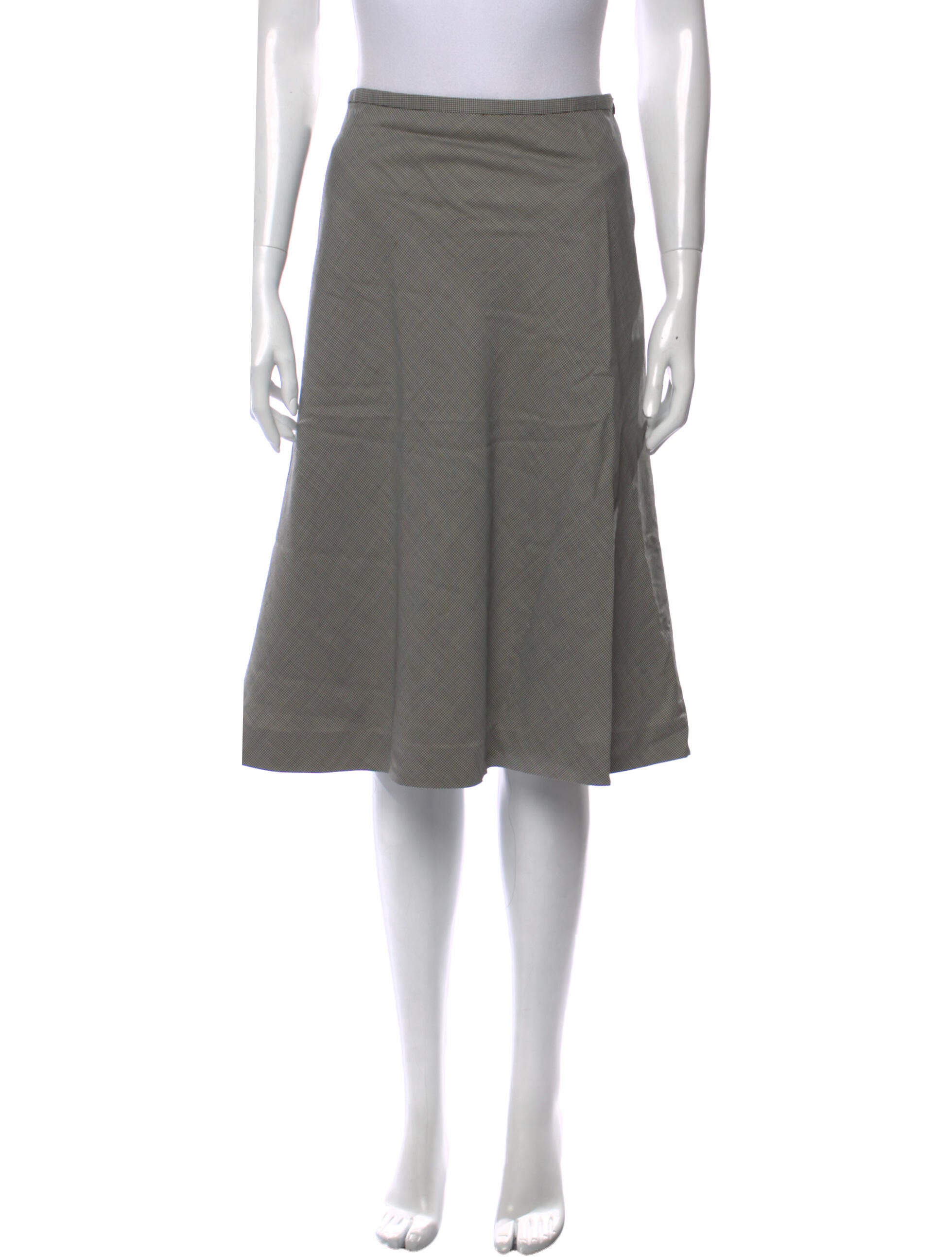 Yves Saint Laurent Rive Gauche Vintage Knee-Length Skirt