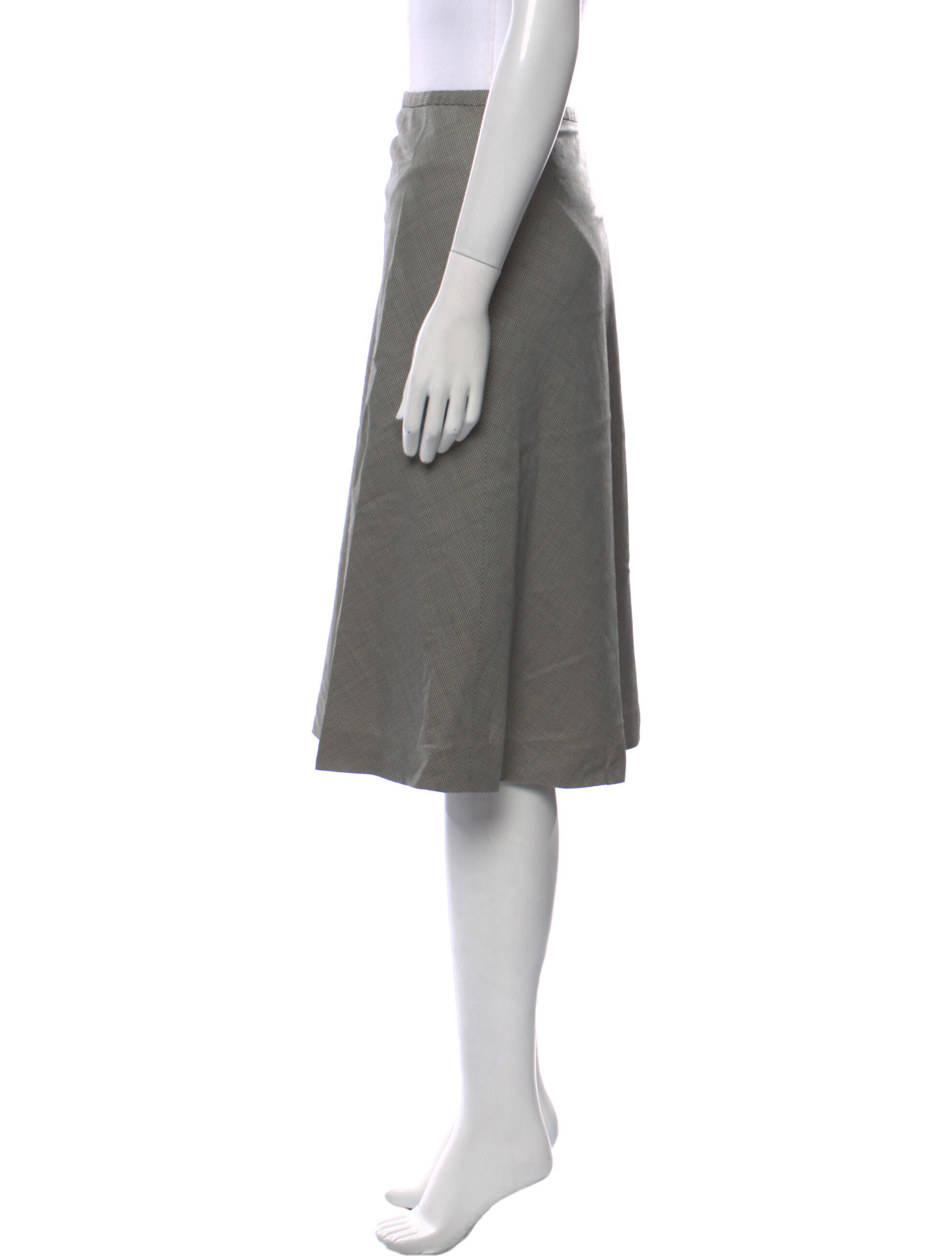 Yves Saint Laurent Rive Gauche Vintage Knee-Length Skirt