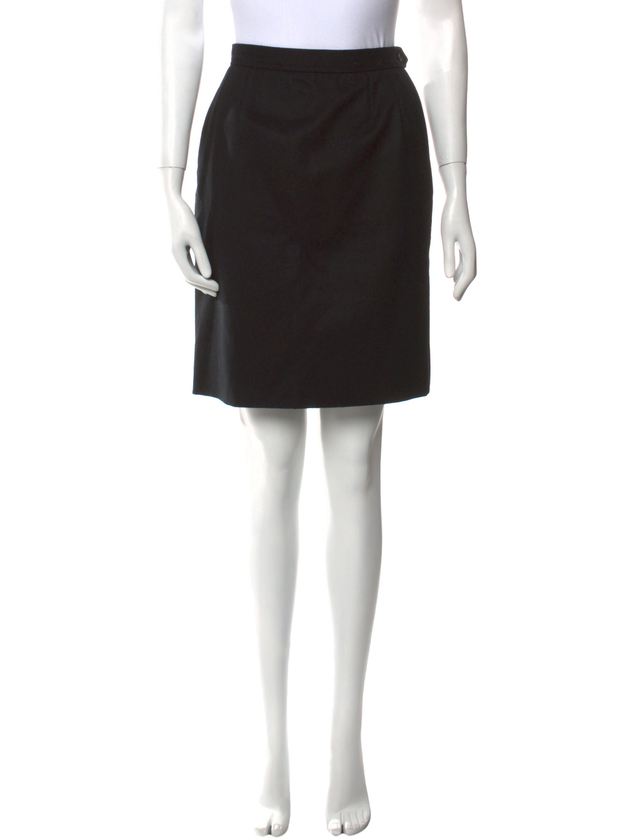 Yves Saint Laurent Rive Gauche Vintage Knee-Length Skirt