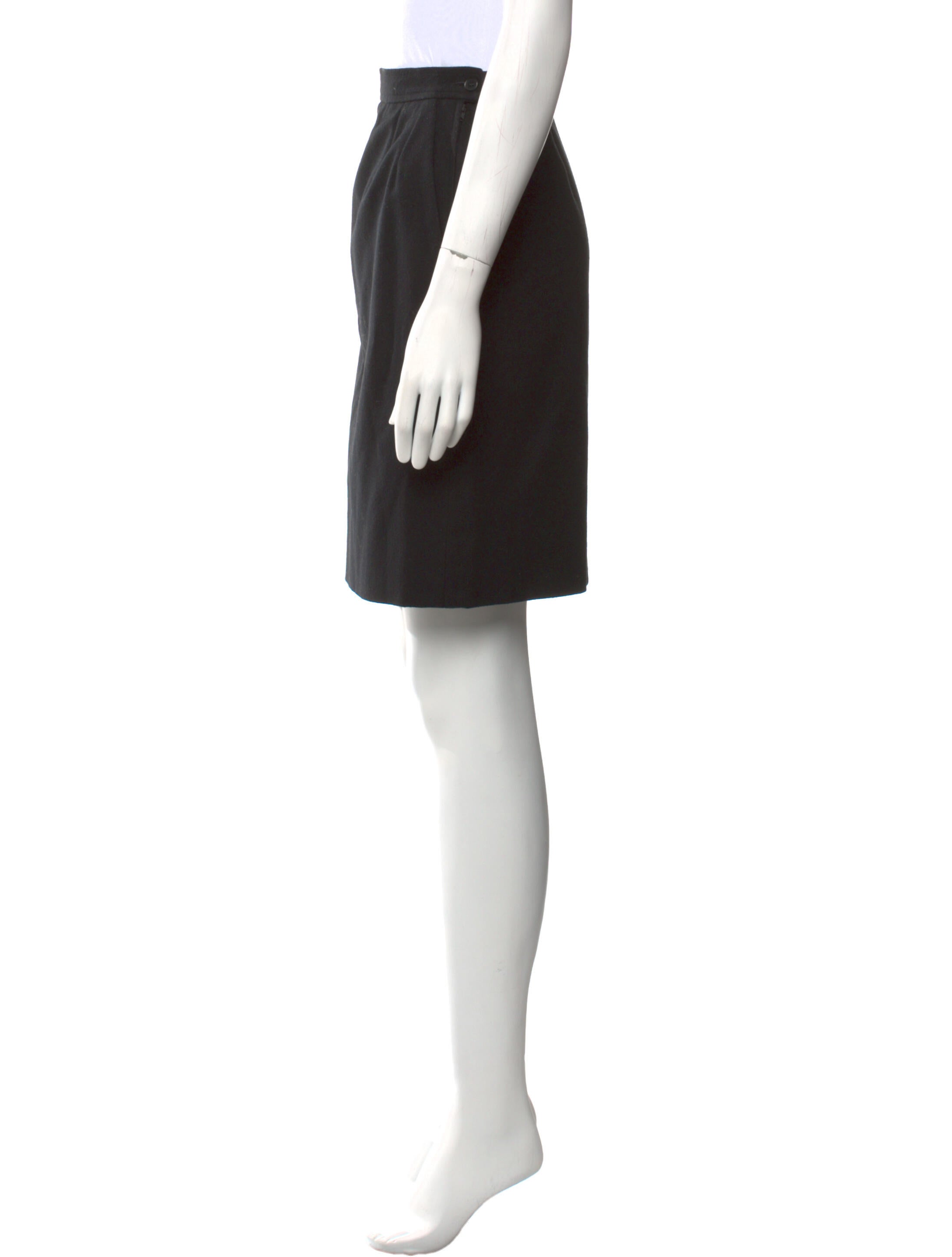 Yves Saint Laurent Rive Gauche Vintage Knee-Length Skirt