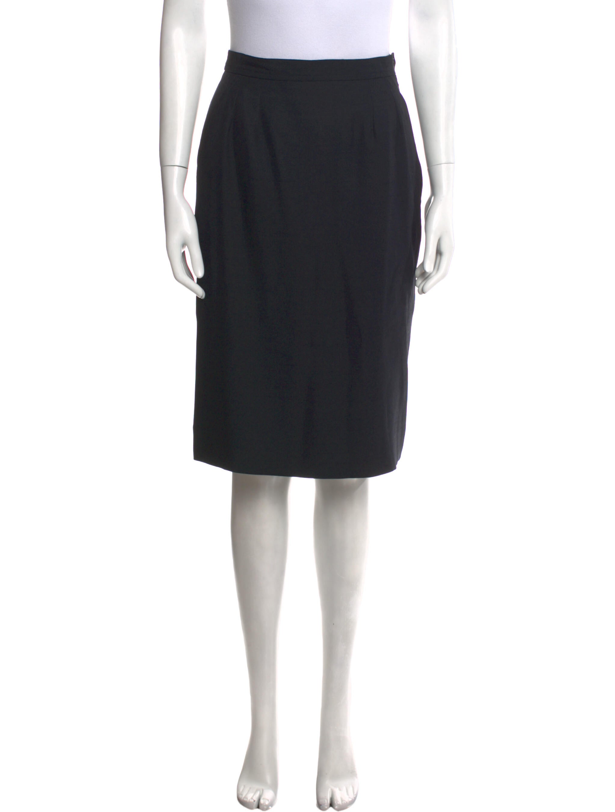 Yves Saint Laurent Rive Gauche Vintage Knee-Length Skirt