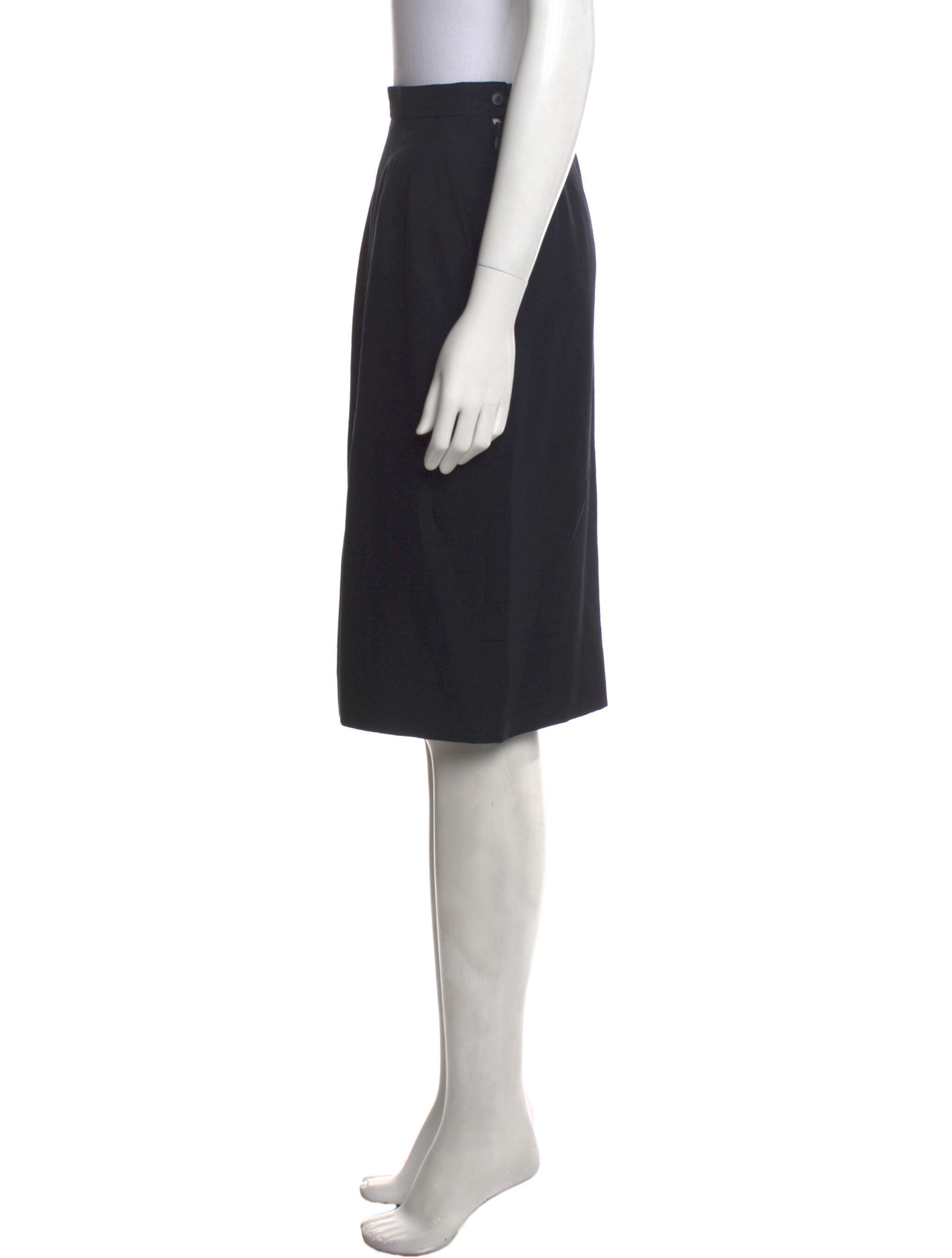 Yves Saint Laurent Rive Gauche Vintage Knee-Length Skirt