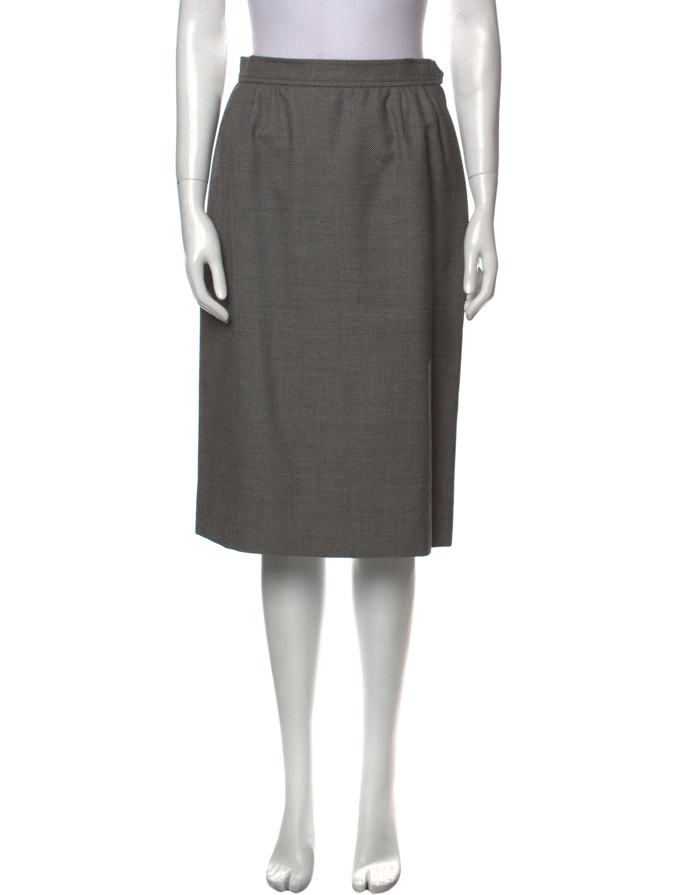 Yves Saint Laurent Rive Gauche Vintage Knee-Length Skirt