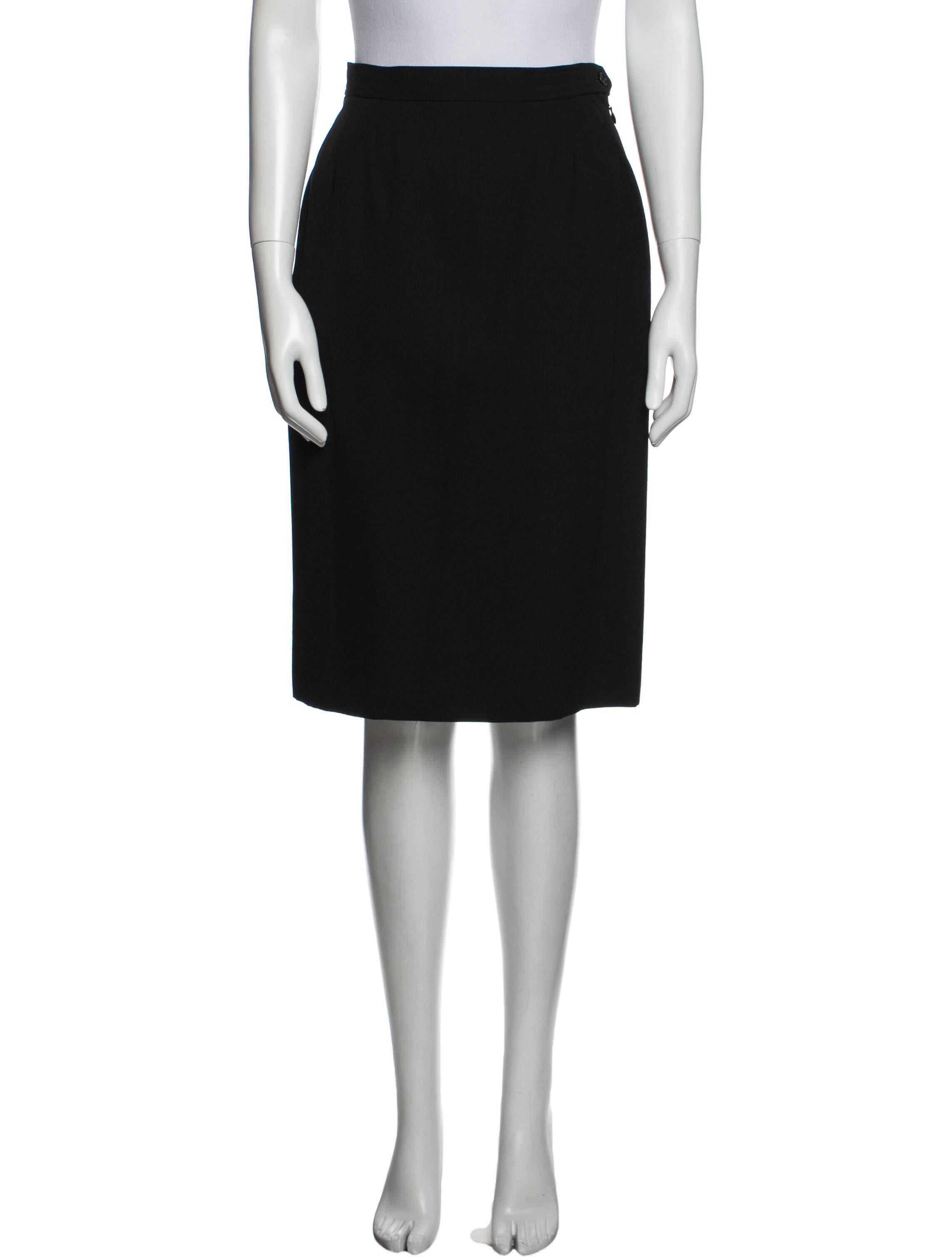 Yves Saint Laurent Rive Gauche Vintage Knee-Length Skirt