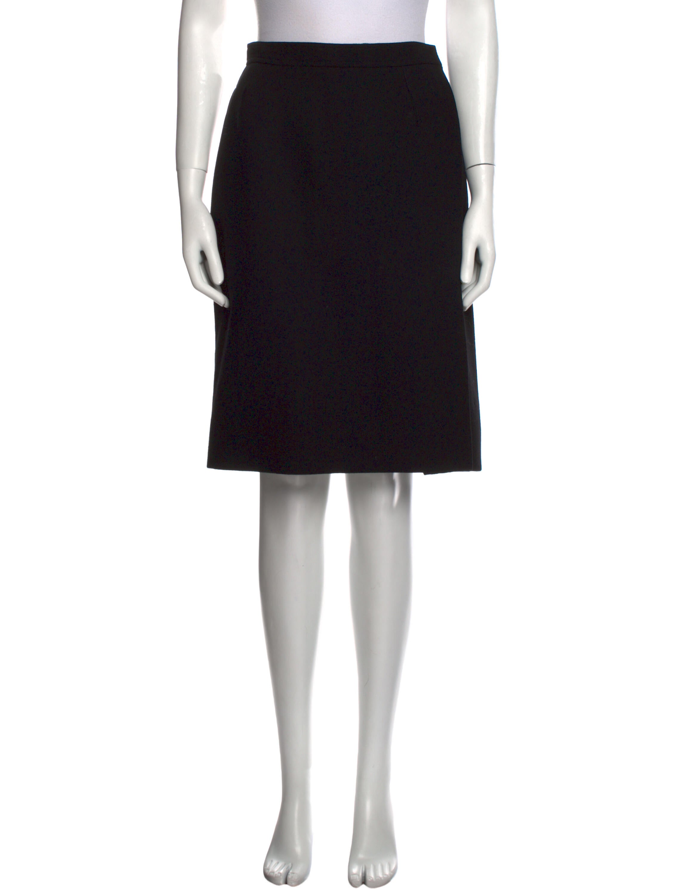 Yves Saint Laurent Rive Gauche Vintage Knee-Length Skirt