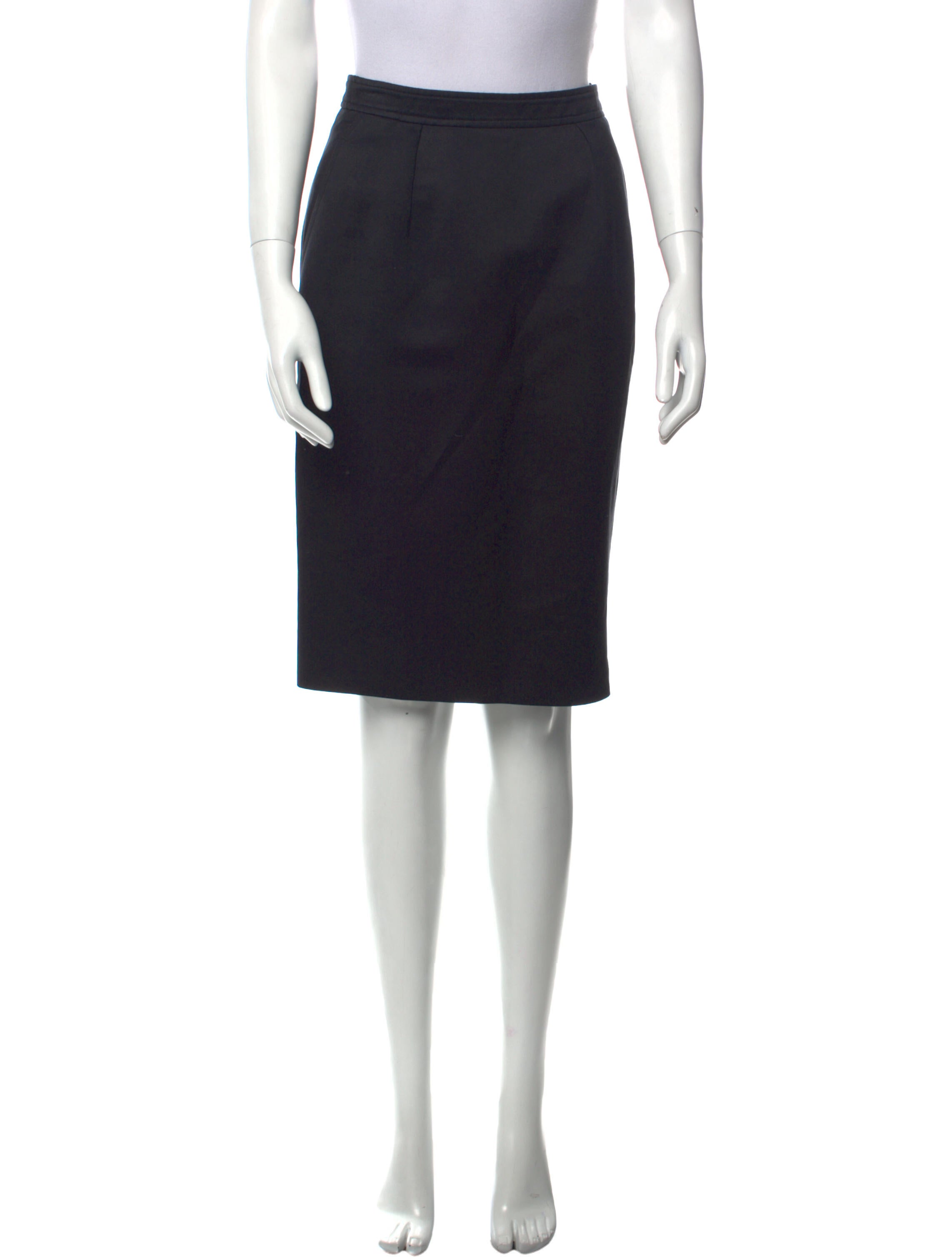 Yves Saint Laurent Rive Gauche Vintage Knee-Length Skirt