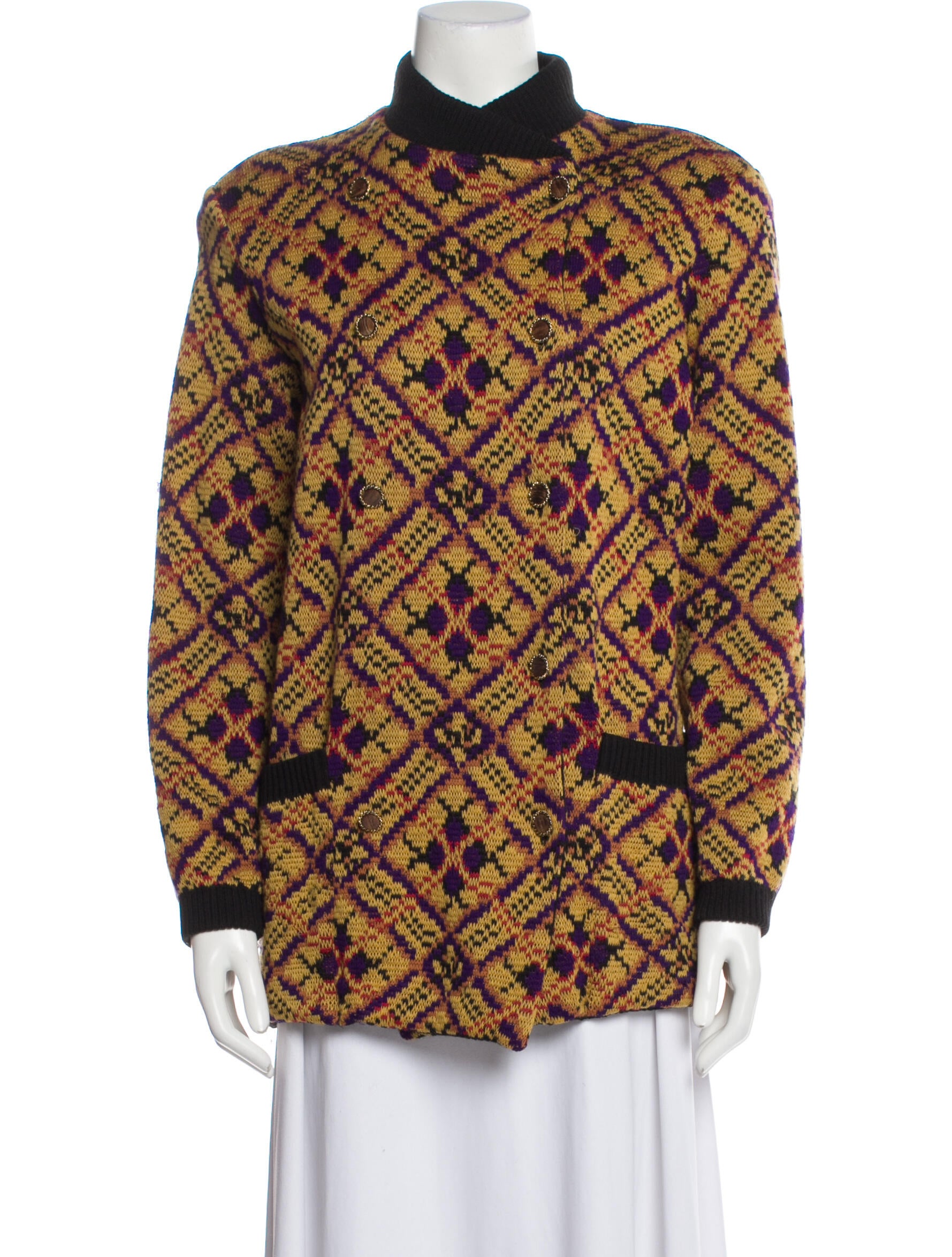 Yves Saint Laurent Rive Gauche Vintage Late 1970's - Early 1980's Coat