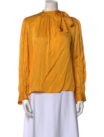 Yves Saint Laurent Rive Gauche Tops Vintage 1980's Blouse Us8, Fr40 | M