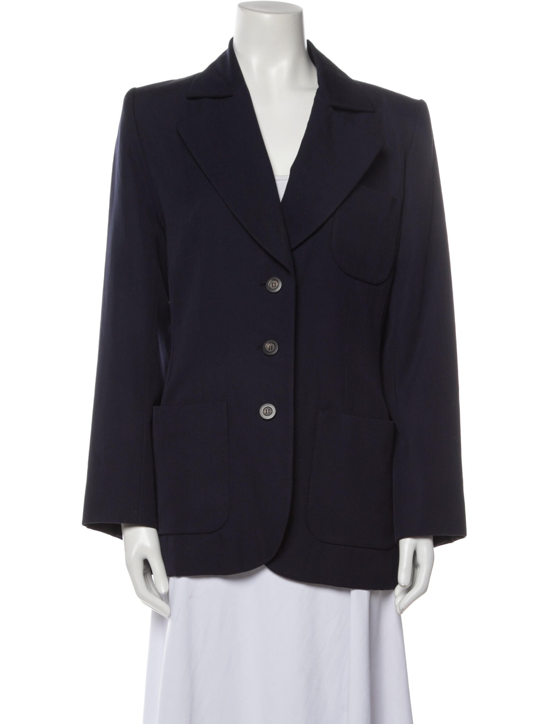 Yves Saint Laurent Rive Gauche Vintage Late 1980's - Early 1990's Blazer