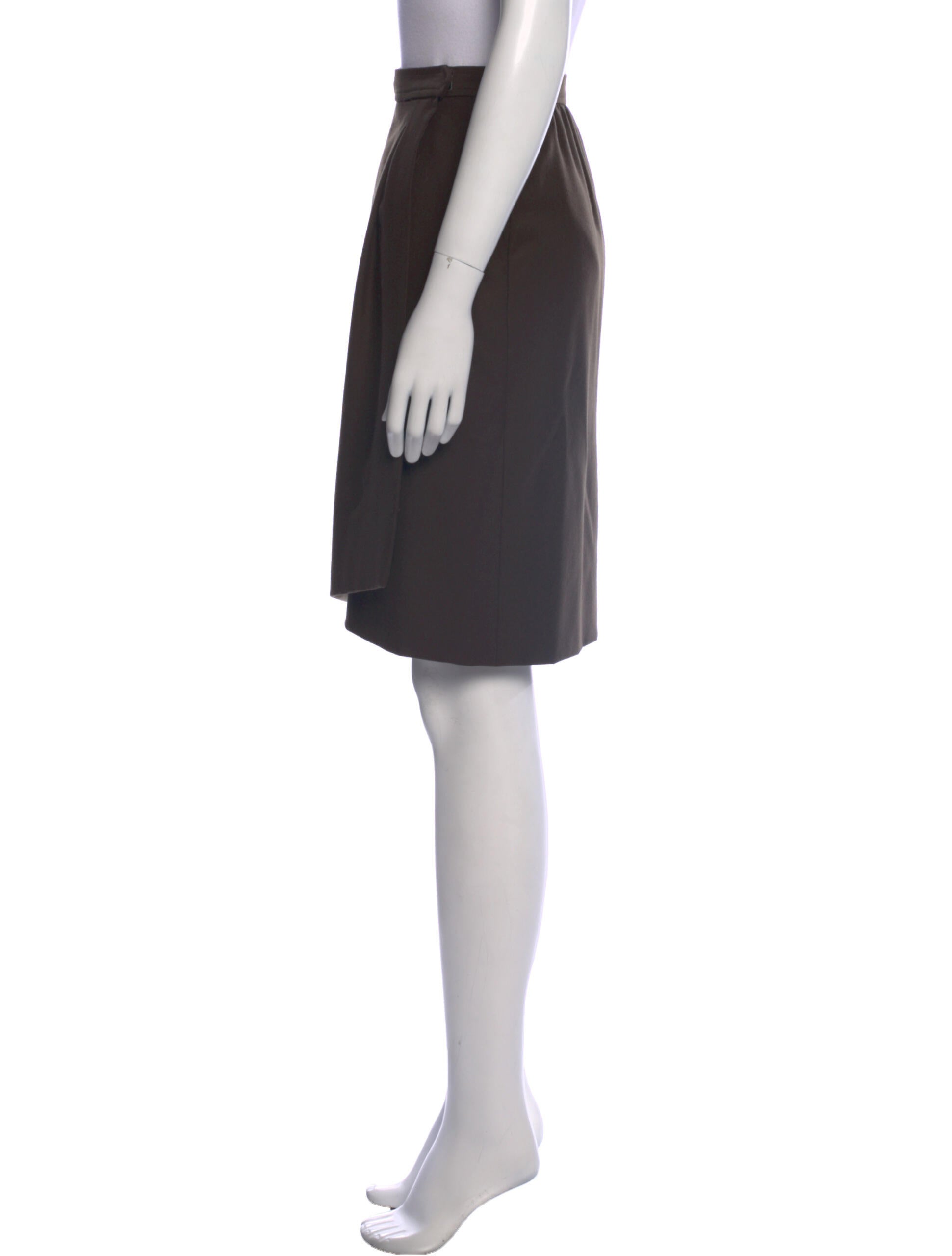 Yves Saint Laurent Rive Gauche Vintage Knee-Length Skirt