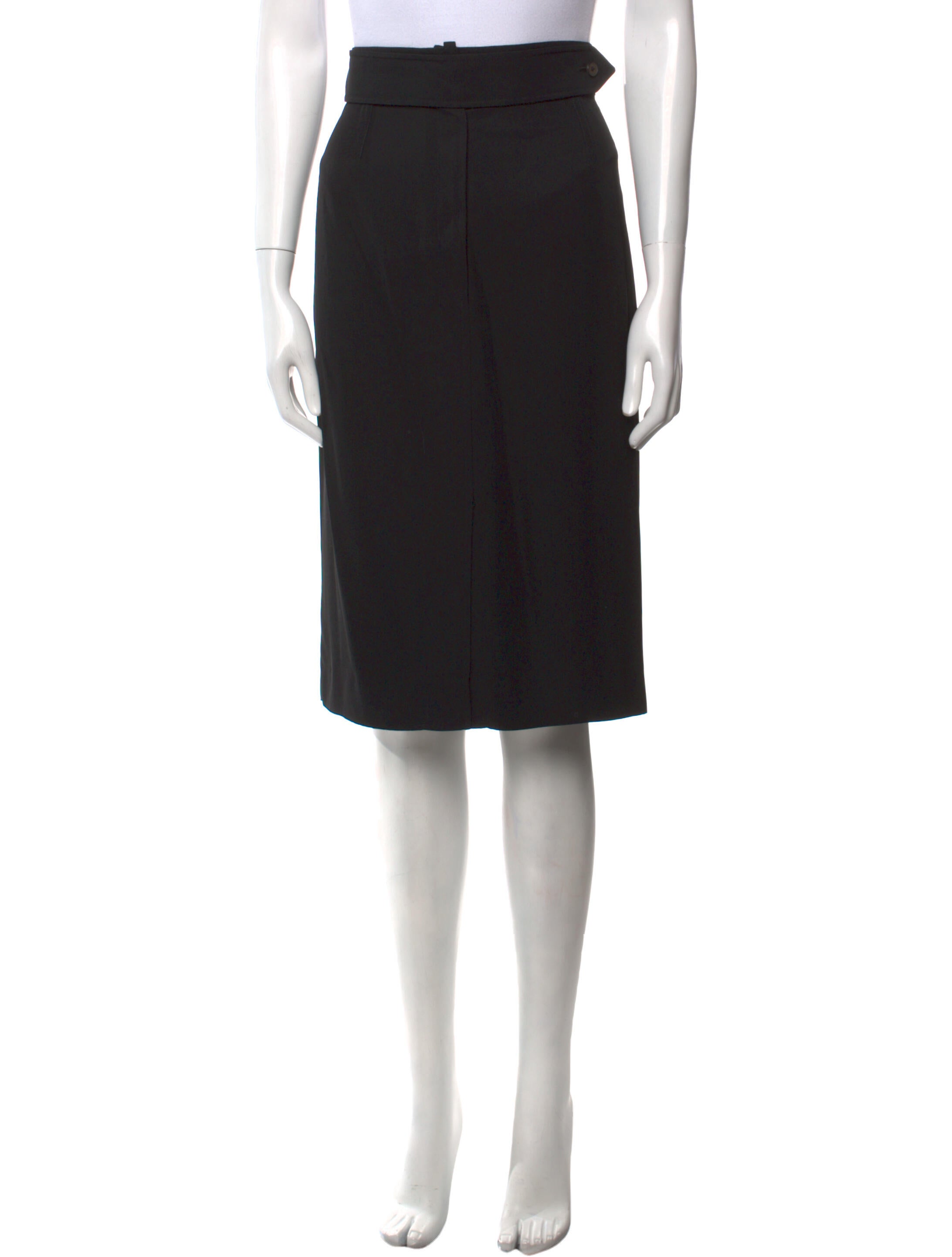 Yves Saint Laurent Rive Gauche Vintage Knee-Length Skirt