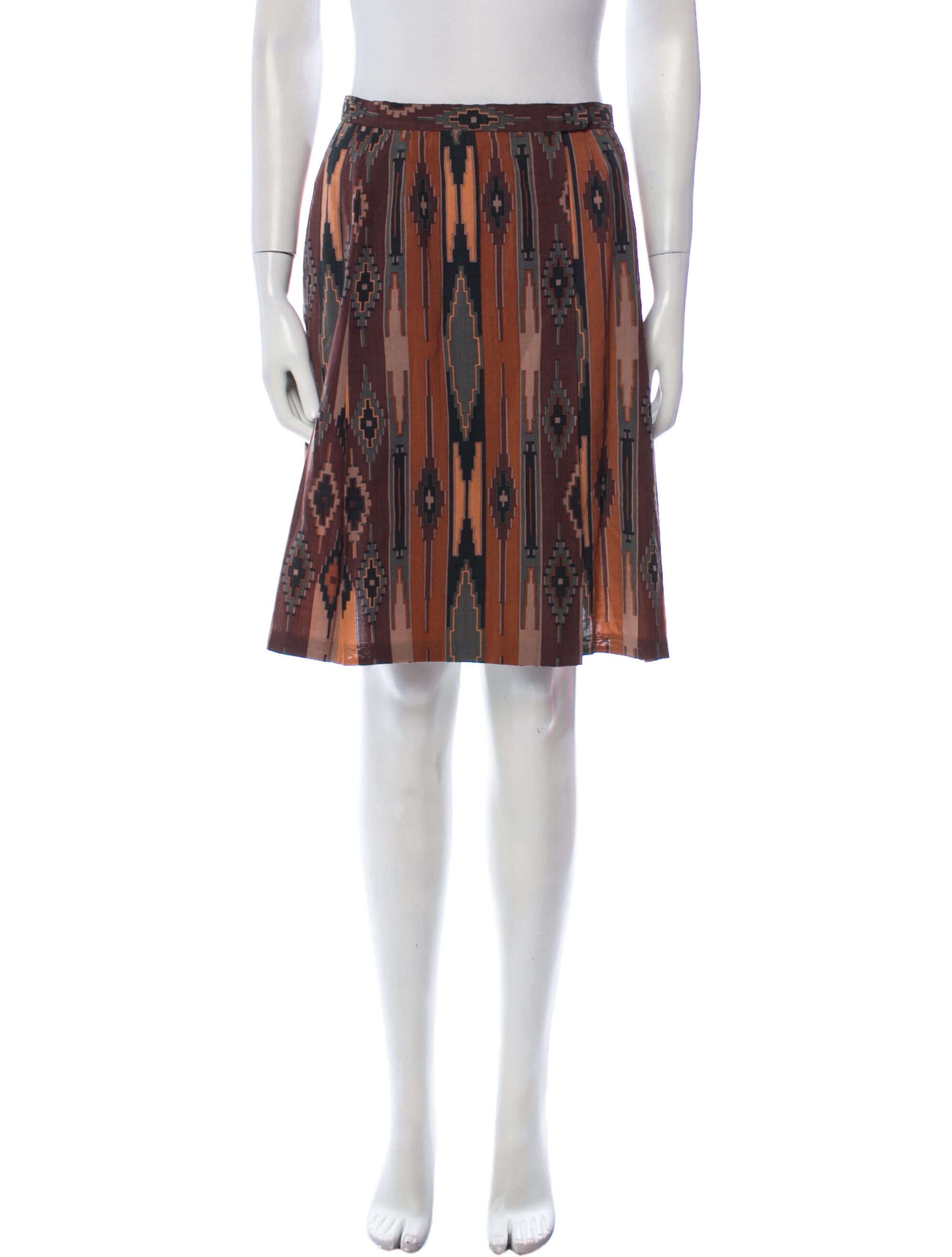 Yves Saint Laurent Rive Gauche Vintage Knee-Length Skirt