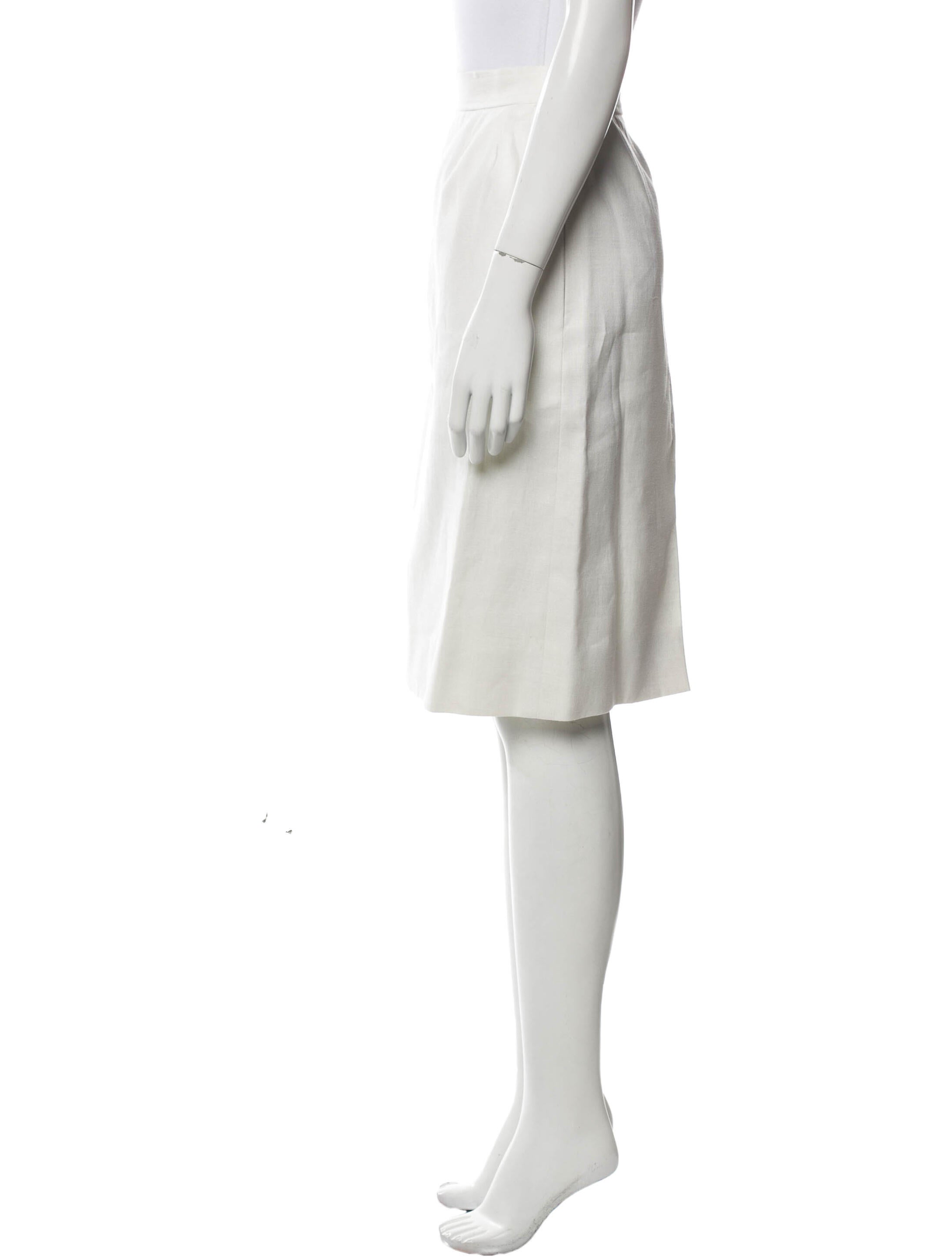 Yves Saint Laurent Rive Gauche Vintage Knee-Length Skirt