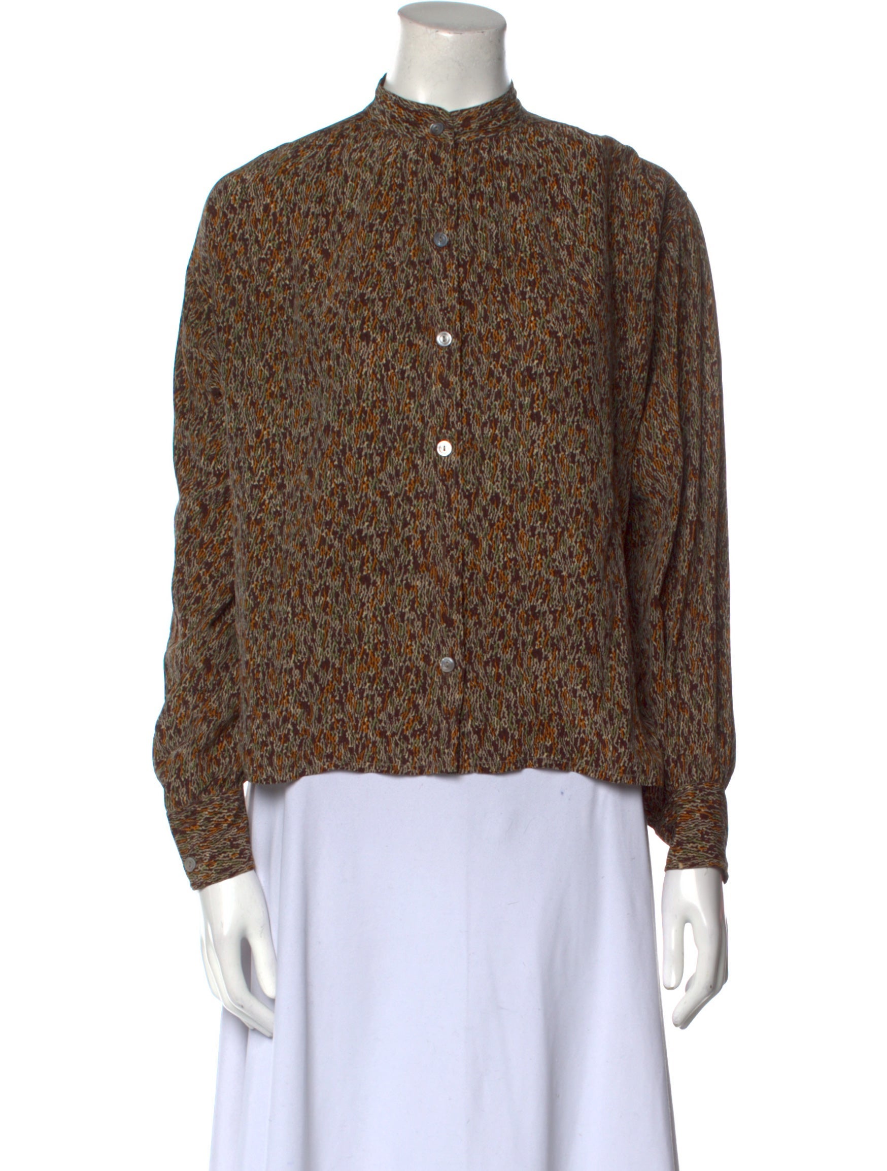 Yves Saint Laurent Rive Gauche Vintage Late 1970's - Early 1980's Blouse
