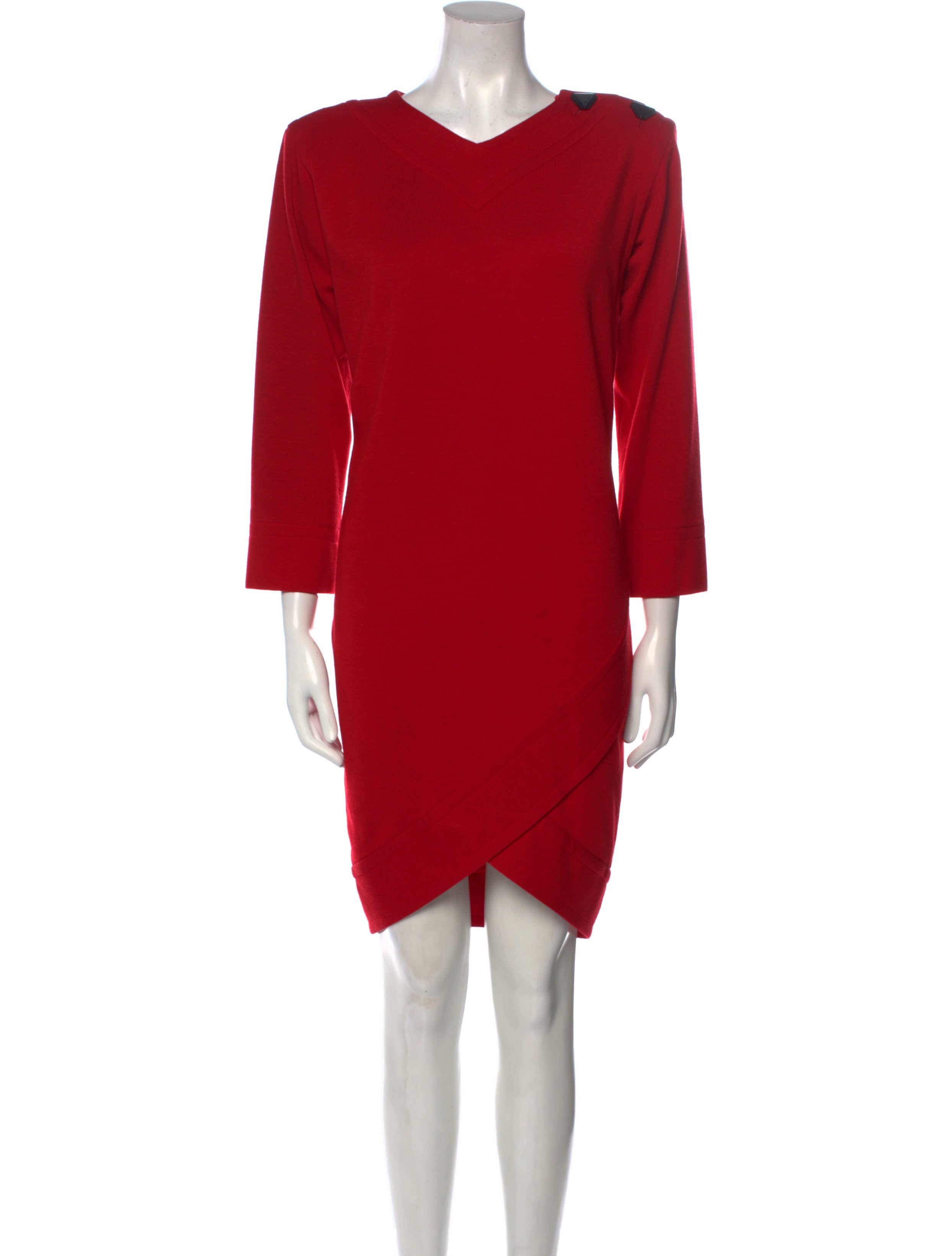 Yves Saint Laurent Rive Gauche Vintage Knee-Length Dress