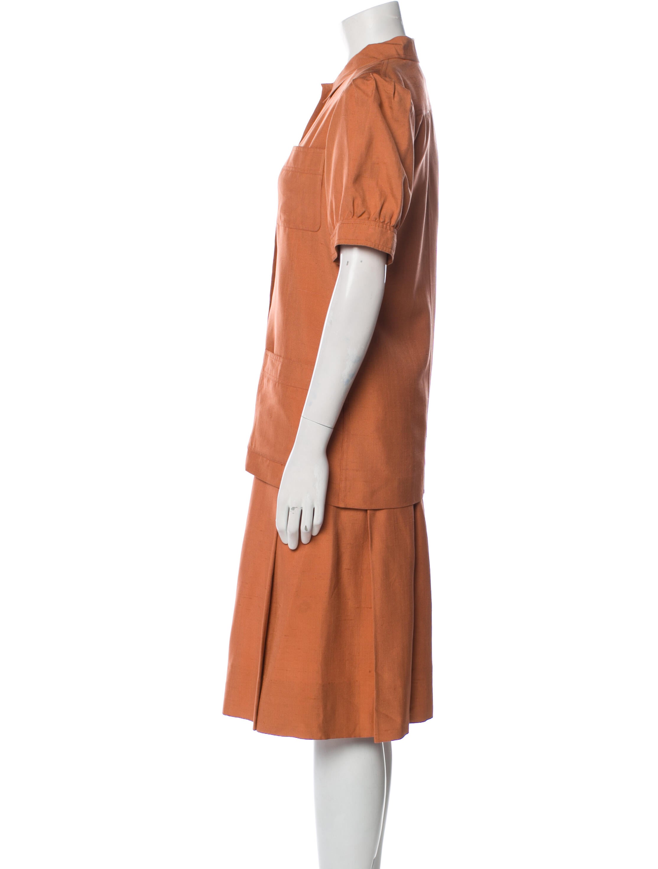 Yves Saint Laurent Rive Gauche Vintage Late 1970's - Early 1980's Skirt Suit