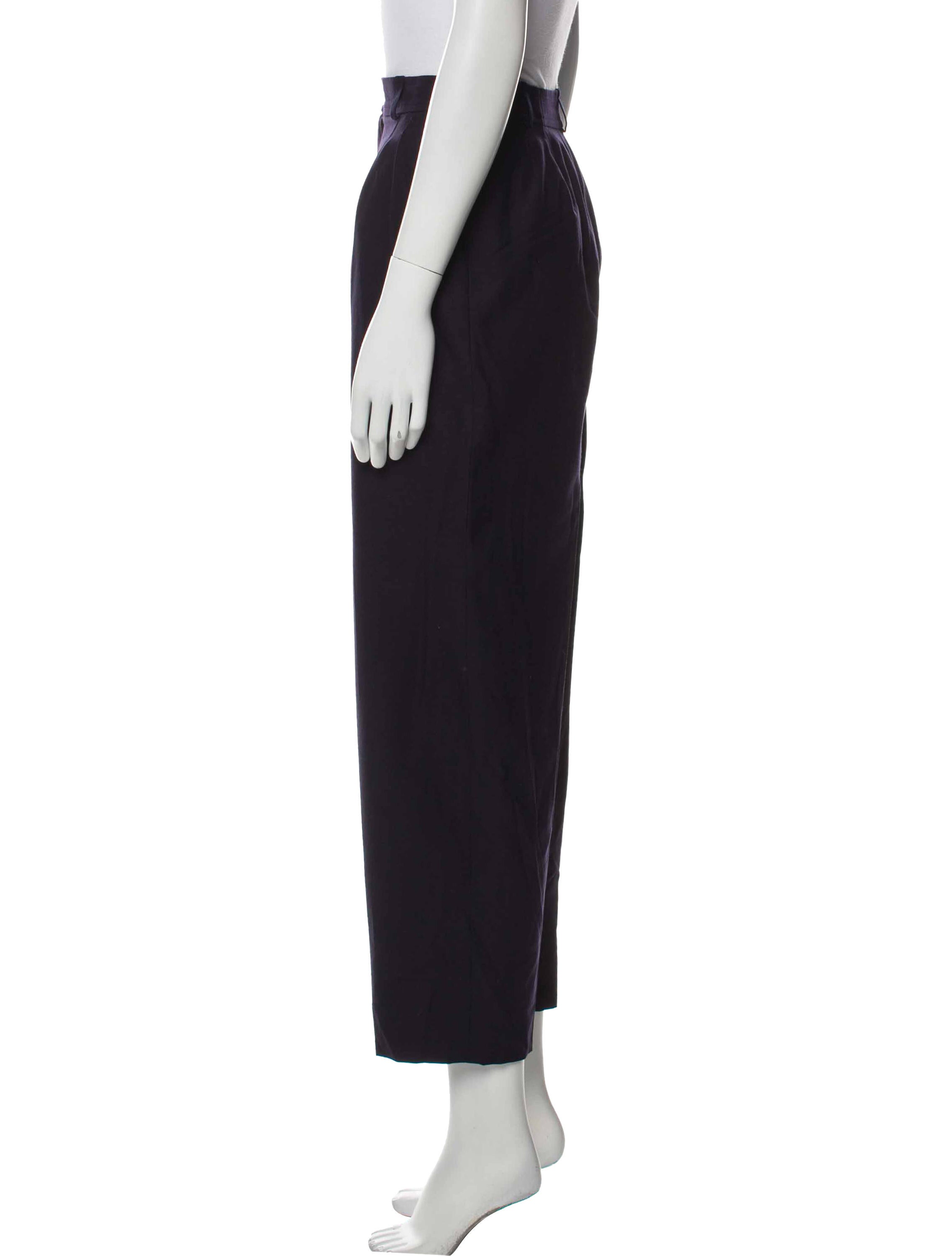 Yves Saint Laurent Rive Gauche Vintage Wide Leg Pants