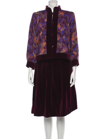 Yves Saint Laurent Rive Gauche Suits and Sets Vintage Late 1970's - Early 1980's Skirt Suit Us2, Fr34 | XS