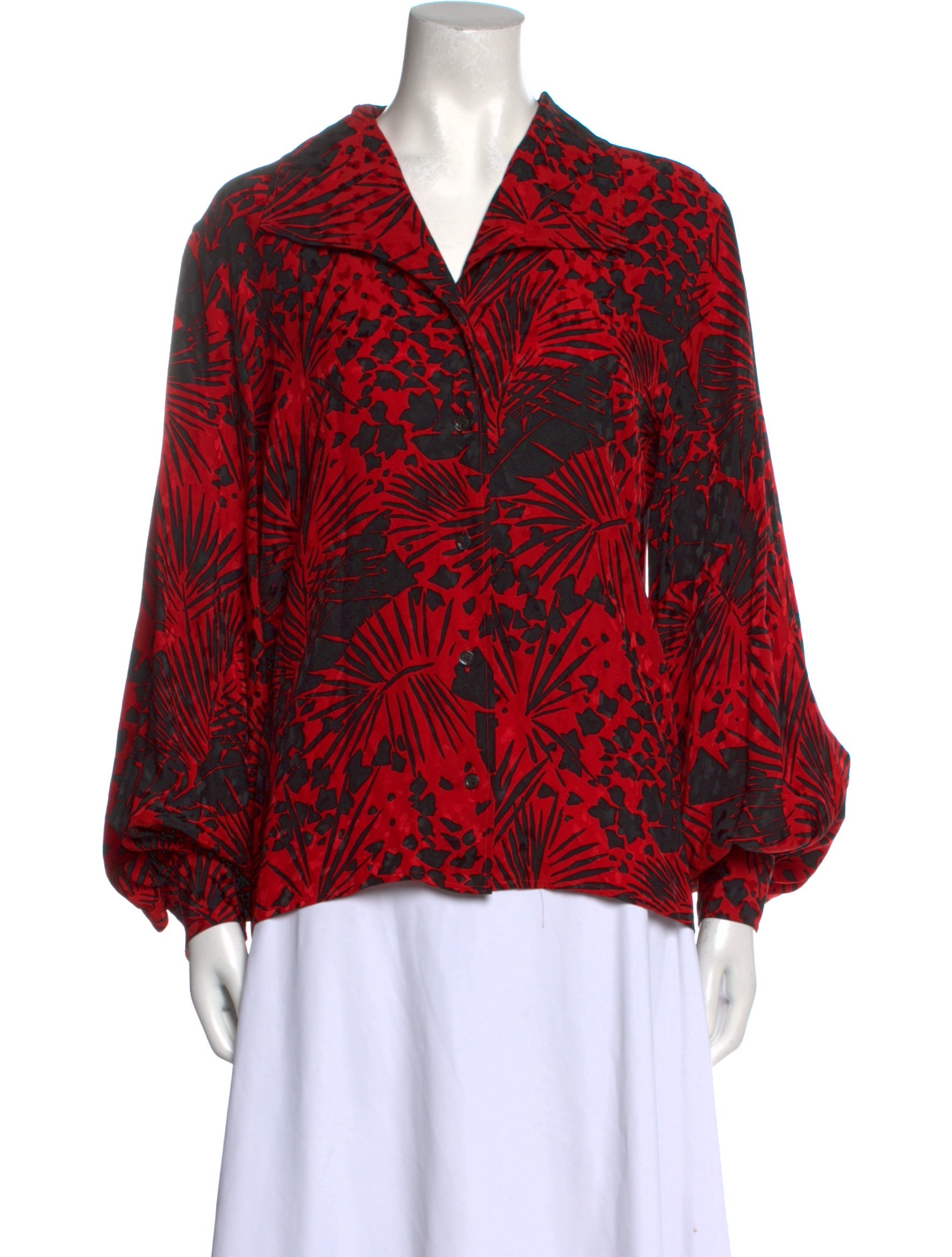 Yves Saint Laurent Rive Gauche Vintage 1980's Blouse