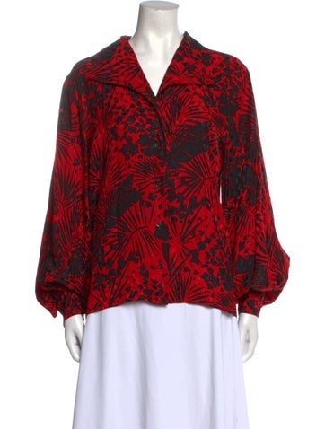 Yves Saint Laurent Rive Gauche Tops Vintage 1980's Blouse Us8, Fr40 | M