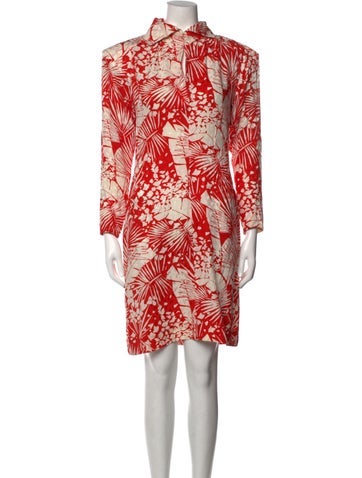 Yves Saint Laurent Rive Gauche Dresses Vintage Knee-Length Dress XS