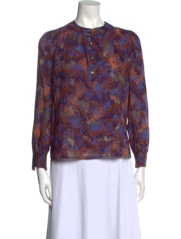 Yves Saint Laurent Rive Gauche Tops Vintage 1980's Blouse L
