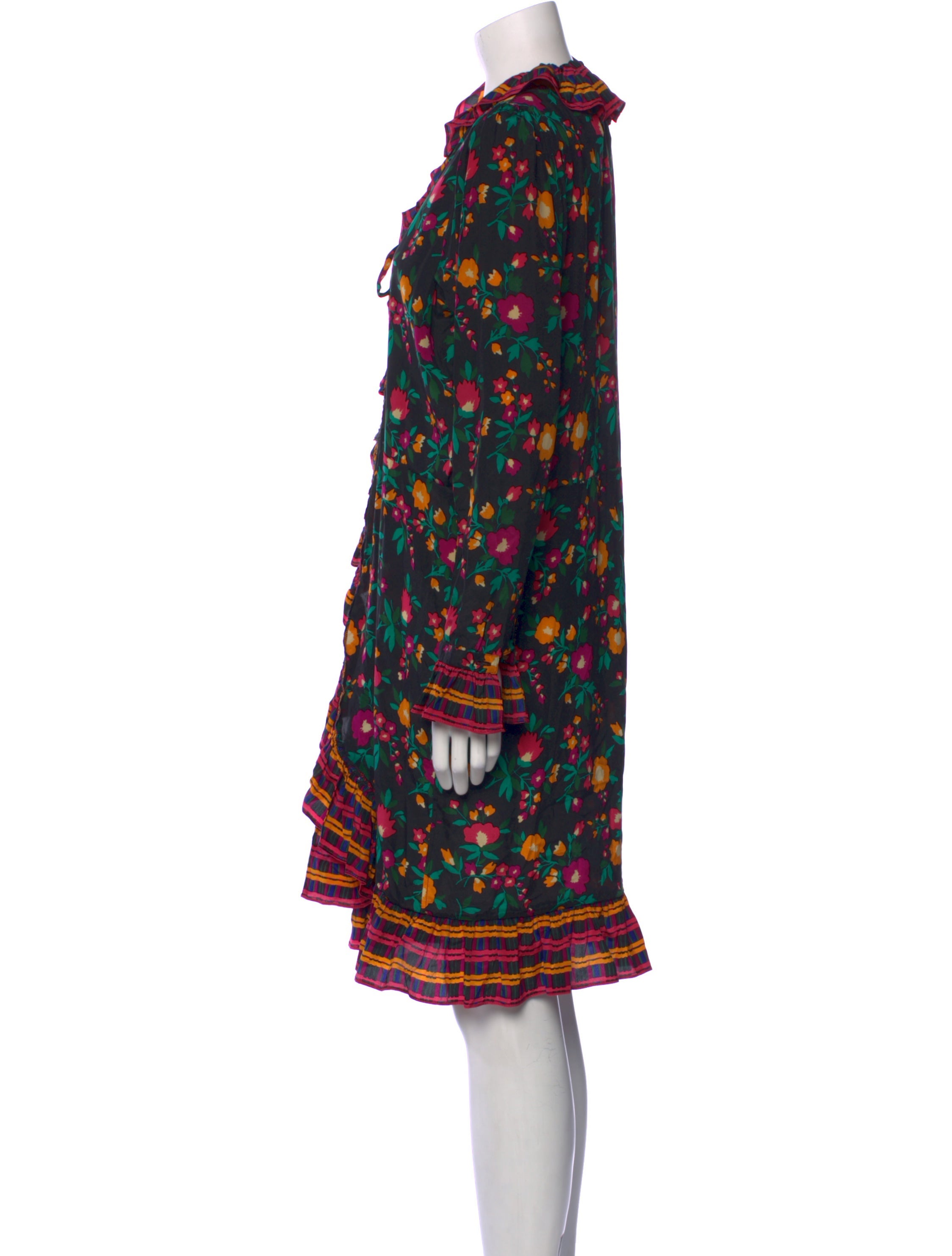 Yves Saint Laurent Rive Gauche Vintage Midi Length Dress