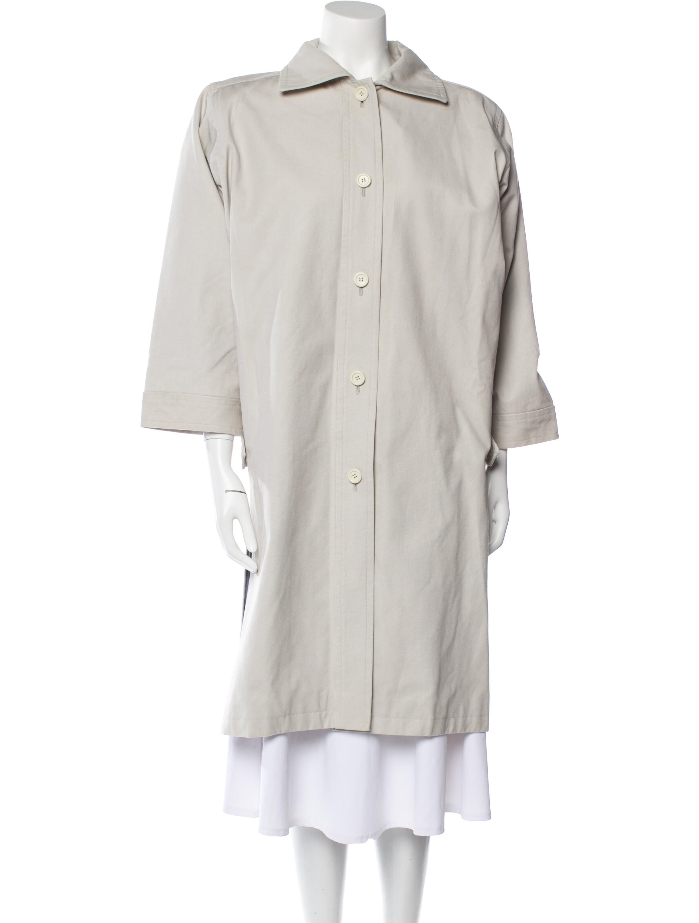 Yves Saint Laurent Rive Gauche Vintage Late 1970's - Early 1980's Trench Coat