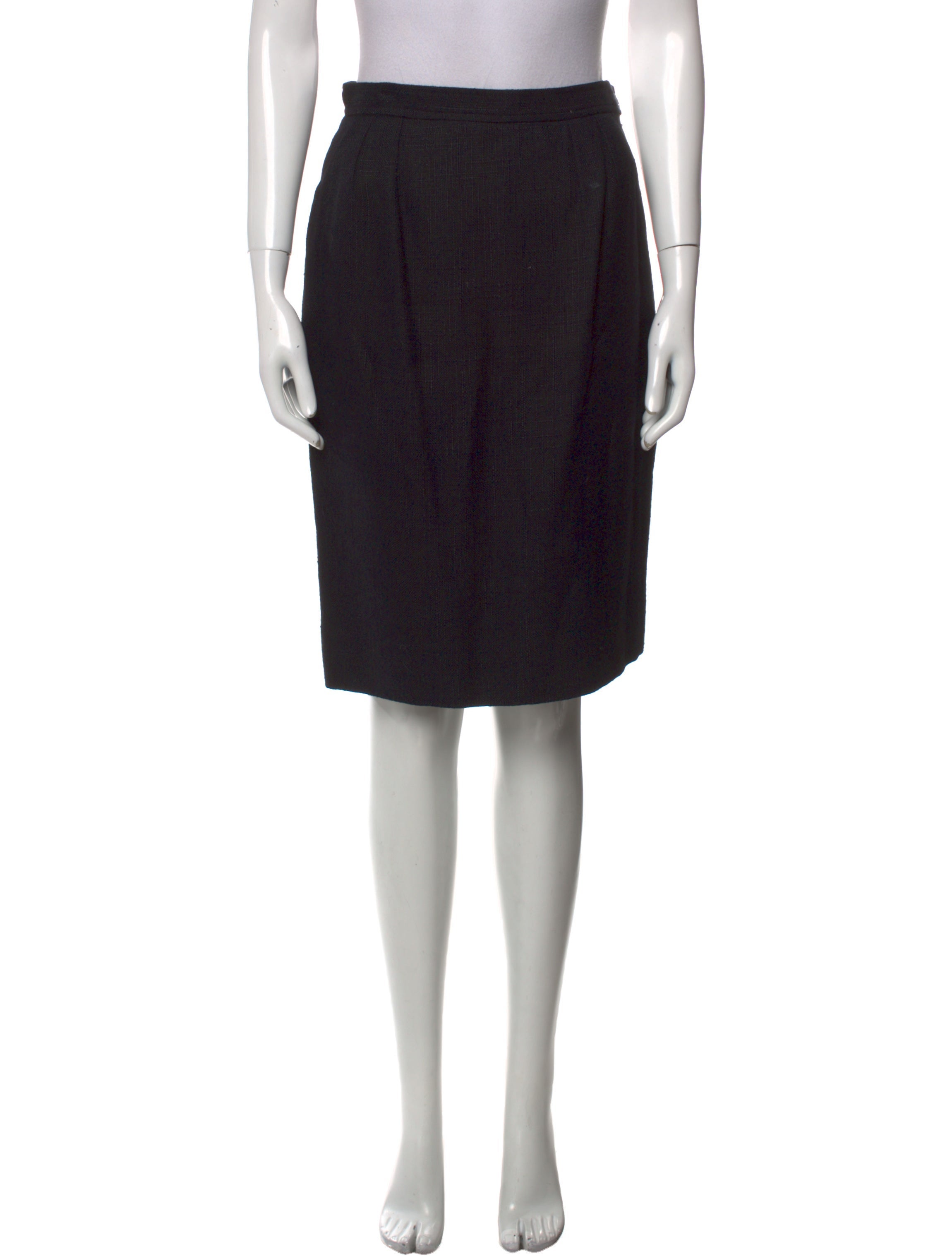 Yves Saint Laurent Rive Gauche Vintage Knee-Length Skirt