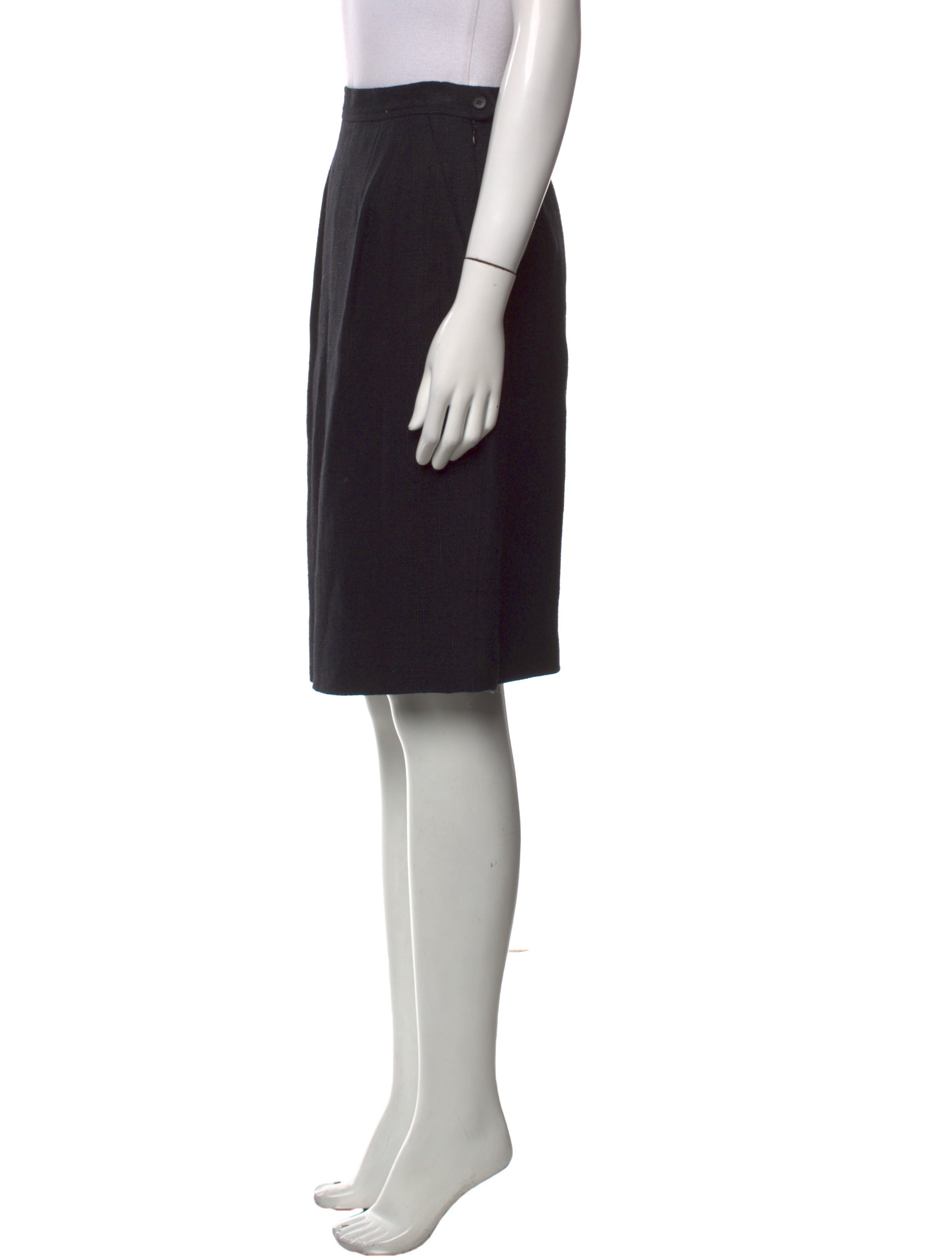 Yves Saint Laurent Rive Gauche Vintage Knee-Length Skirt