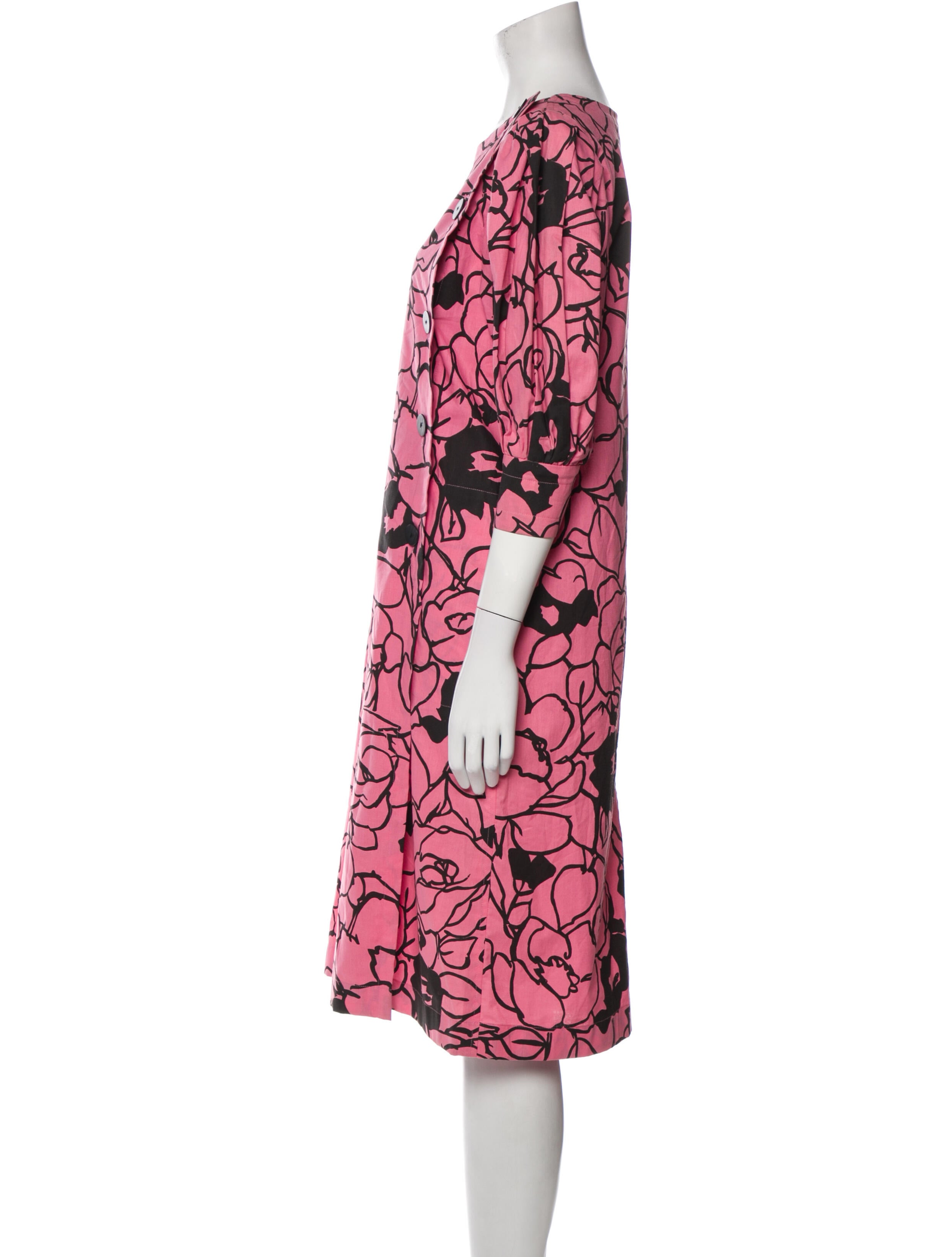 Yves Saint Laurent Rive Gauche Vintage Midi Length Dress