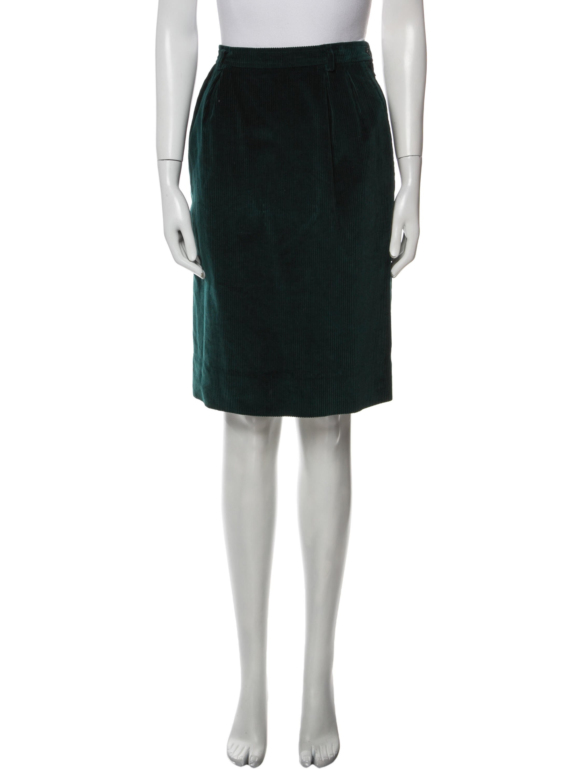 Yves Saint Laurent Rive Gauche Vintage Knee-Length Skirt