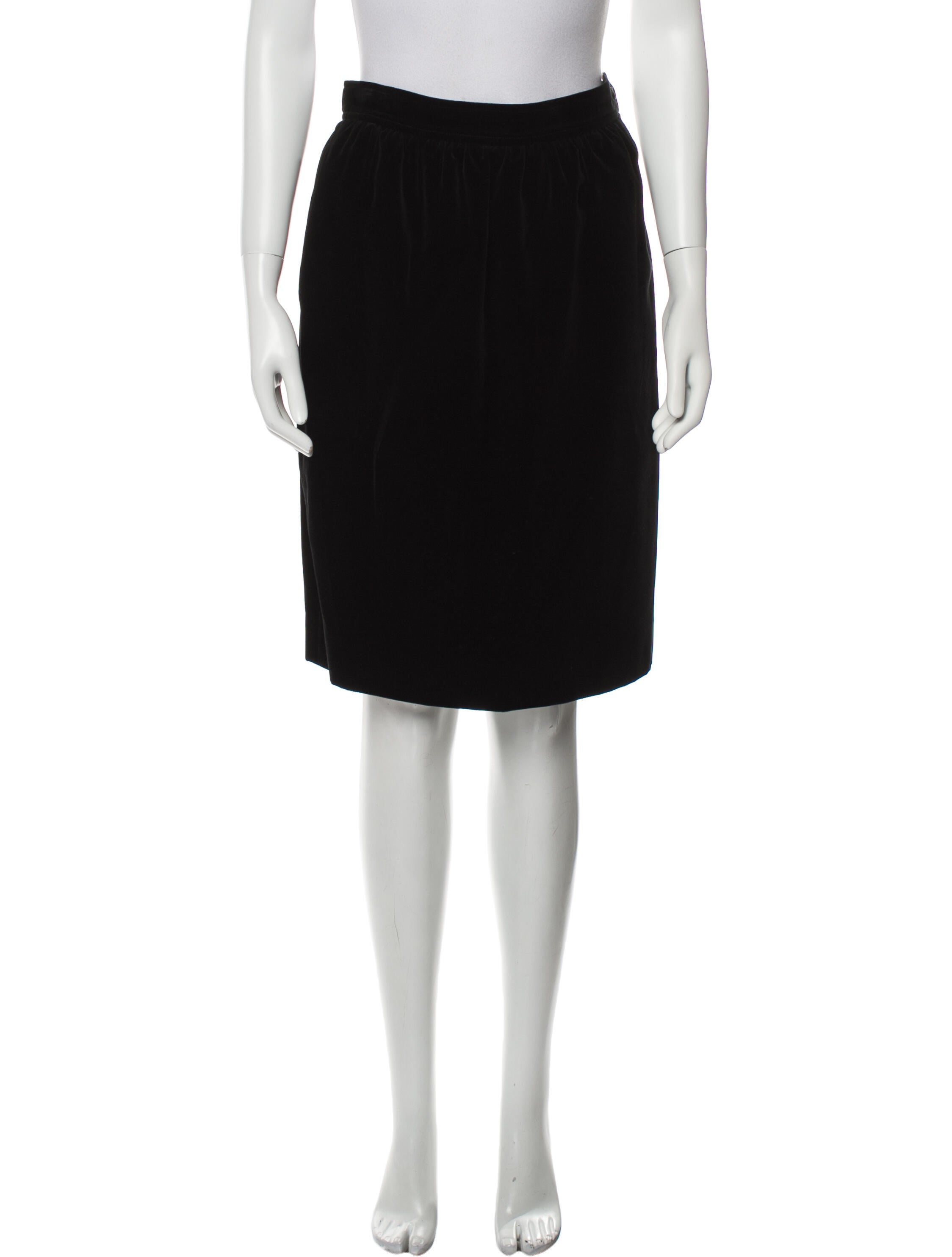 Yves Saint Laurent Rive Gauche Vintage Knee-Length Skirt