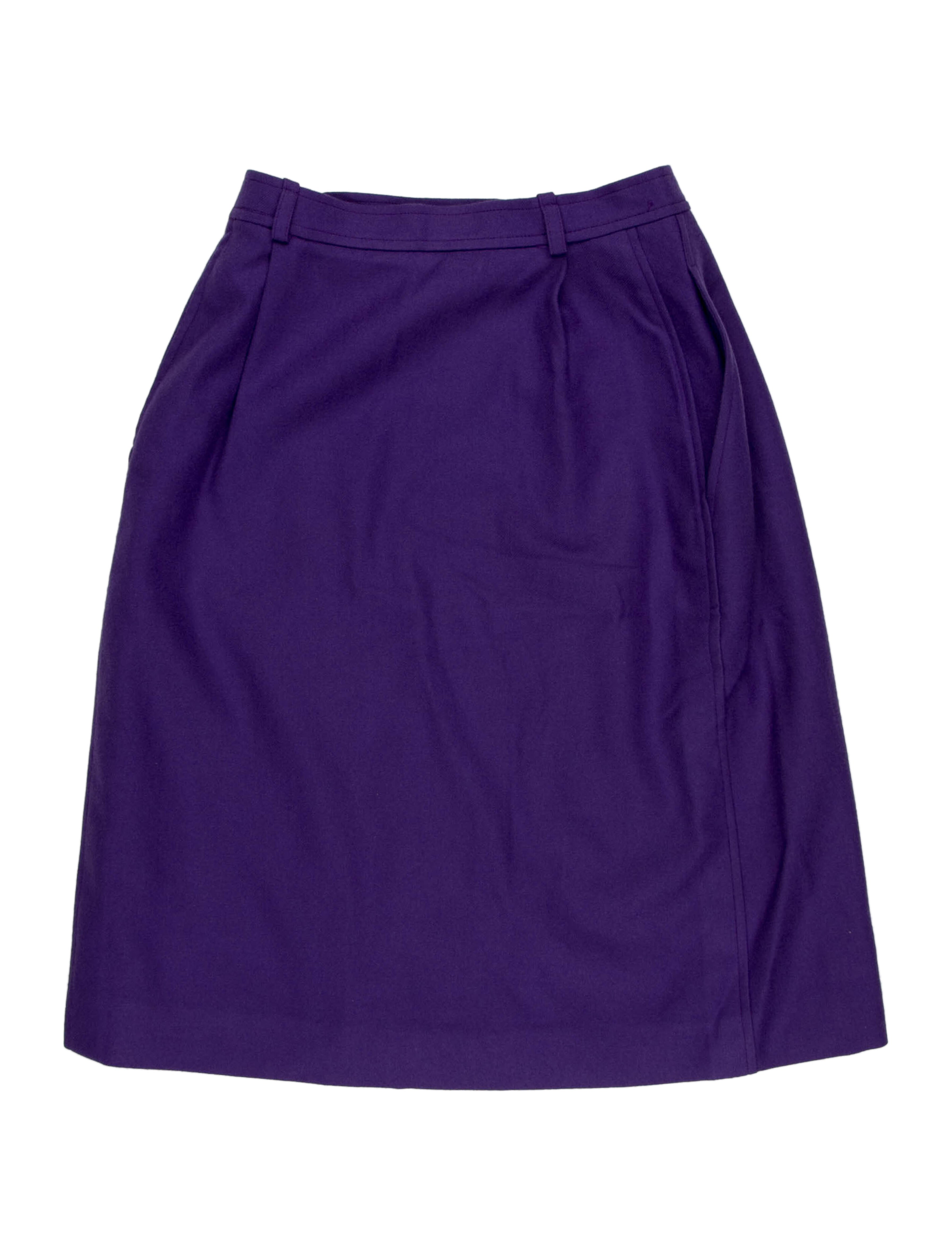 Yves Saint Laurent Rive Gauche Vintage Knee-Length Skirt