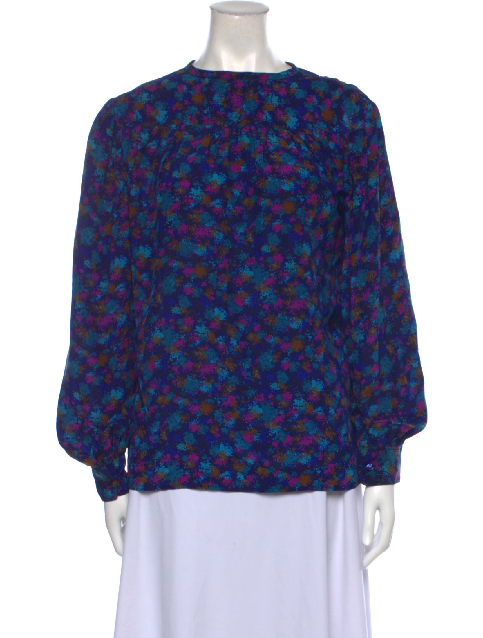 Yves Saint Laurent Rive Gauche Vintage Late 1970's - Early 1980's Blouse