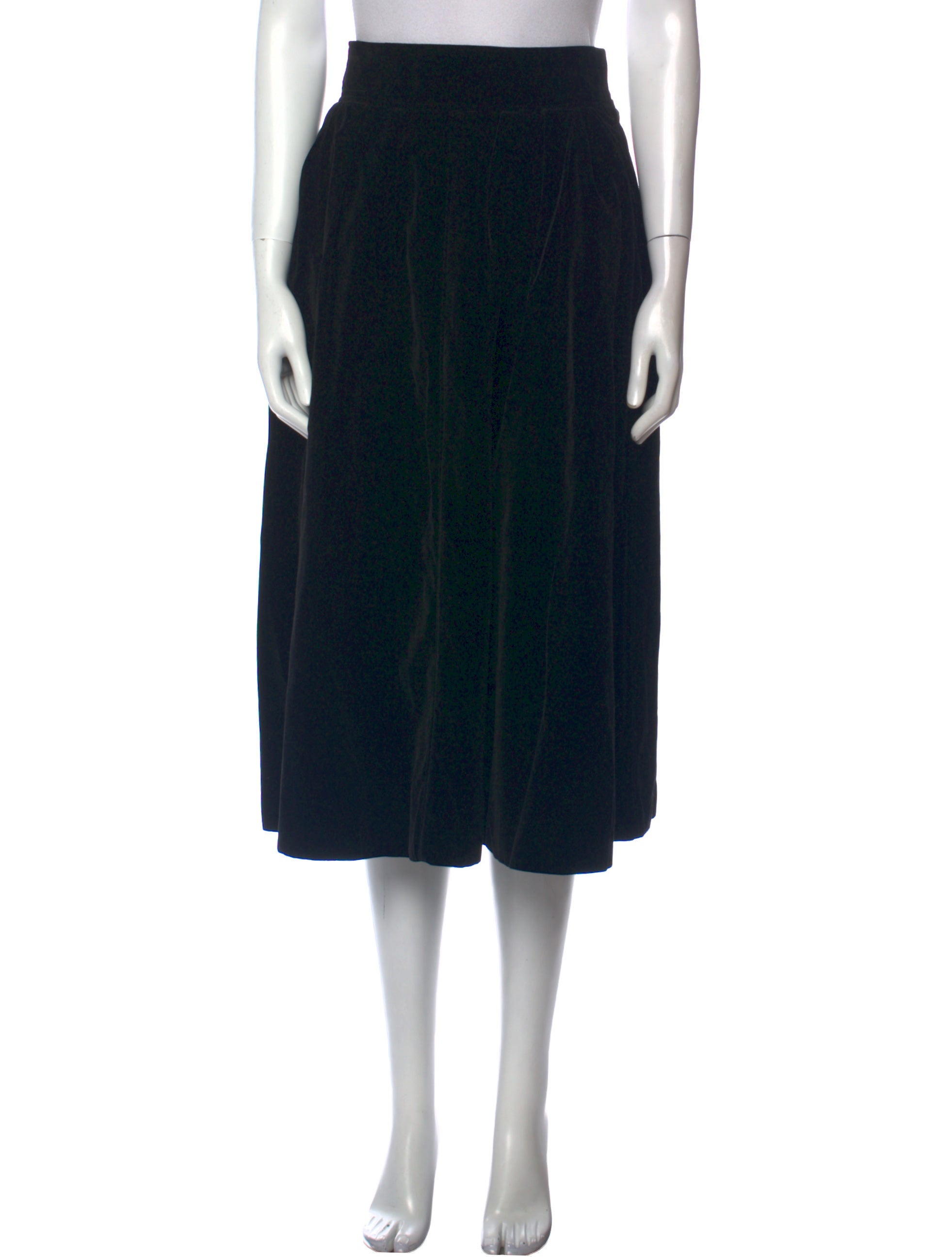 Yves Saint Laurent Rive Gauche Vintage Midi Length Skirt