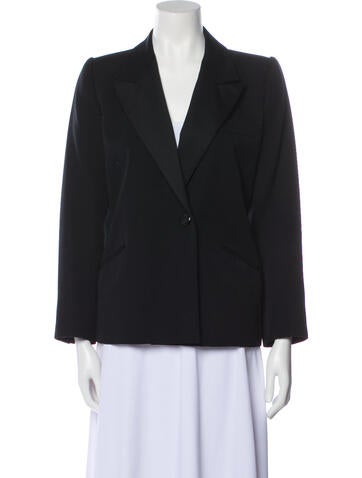 Yves Saint Laurent Rive Gauche Jackets Vintage 1980's Blazer Us2, Fr34 | XS