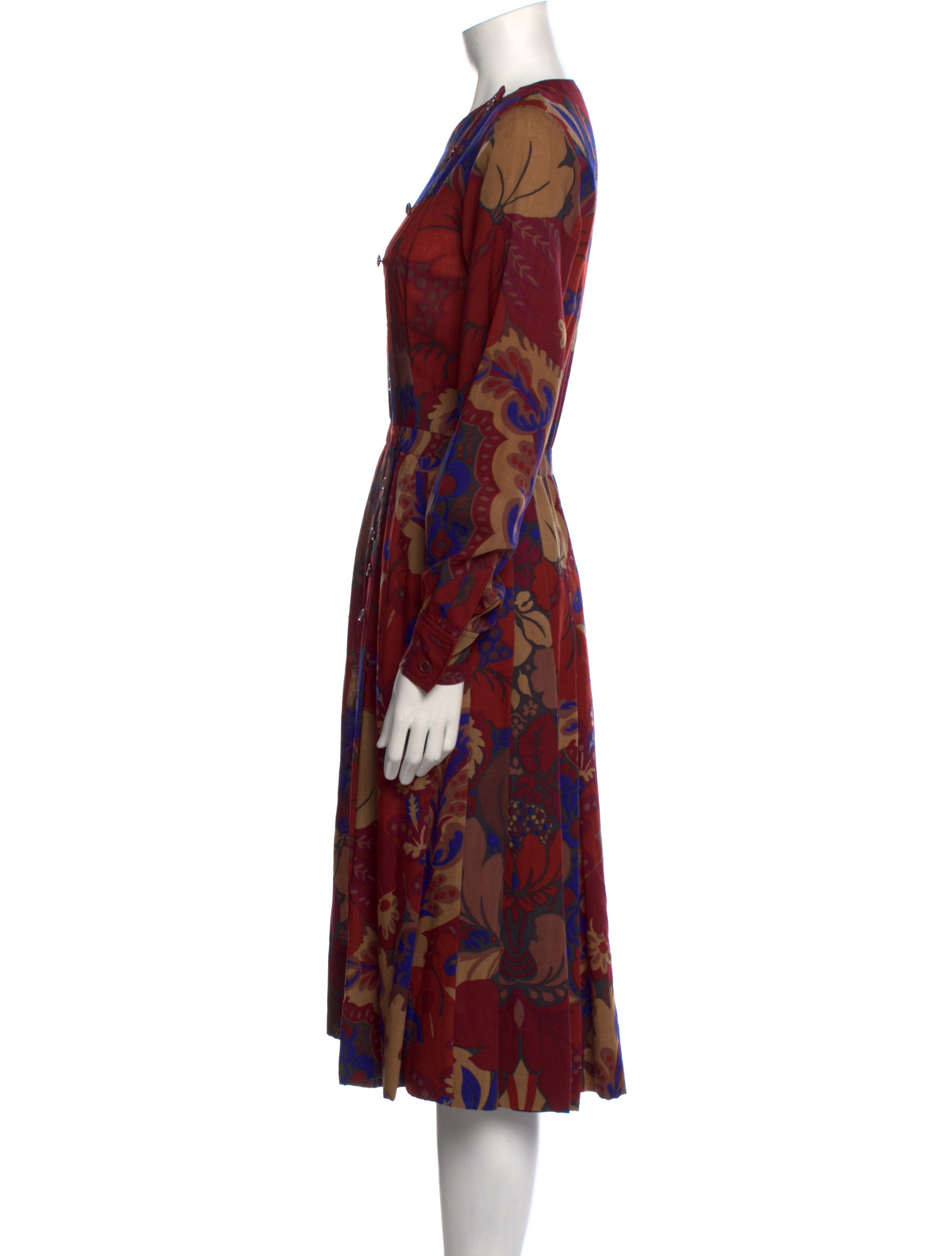 Yves Saint Laurent Rive Gauche Vintage Midi Length Dress