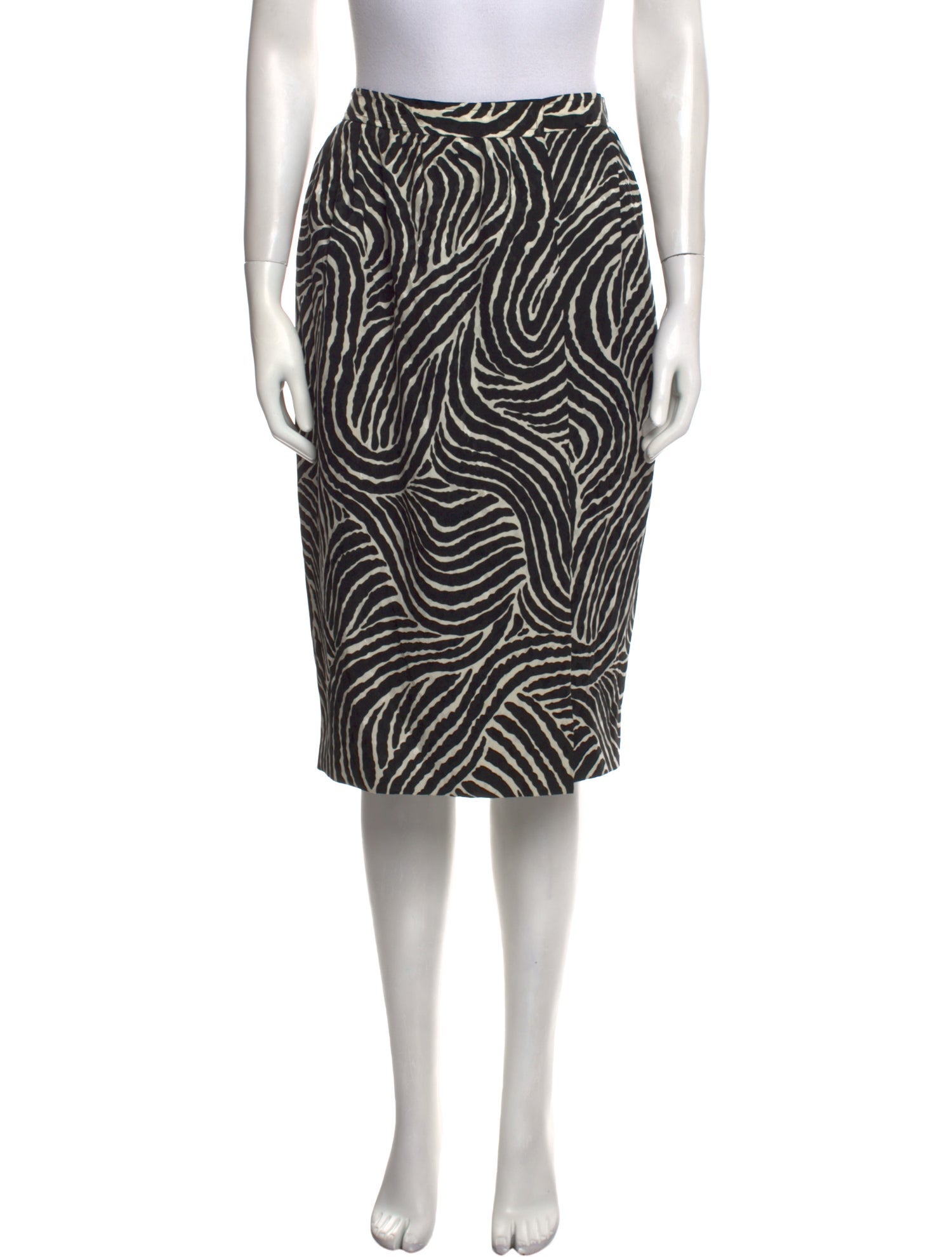 Yves Saint Laurent Rive Gauche Vintage Knee-Length Skirt